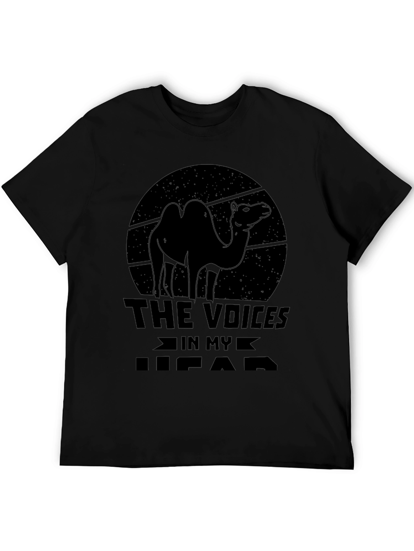 Humorous Voices in My Head Camel Graphic Tee