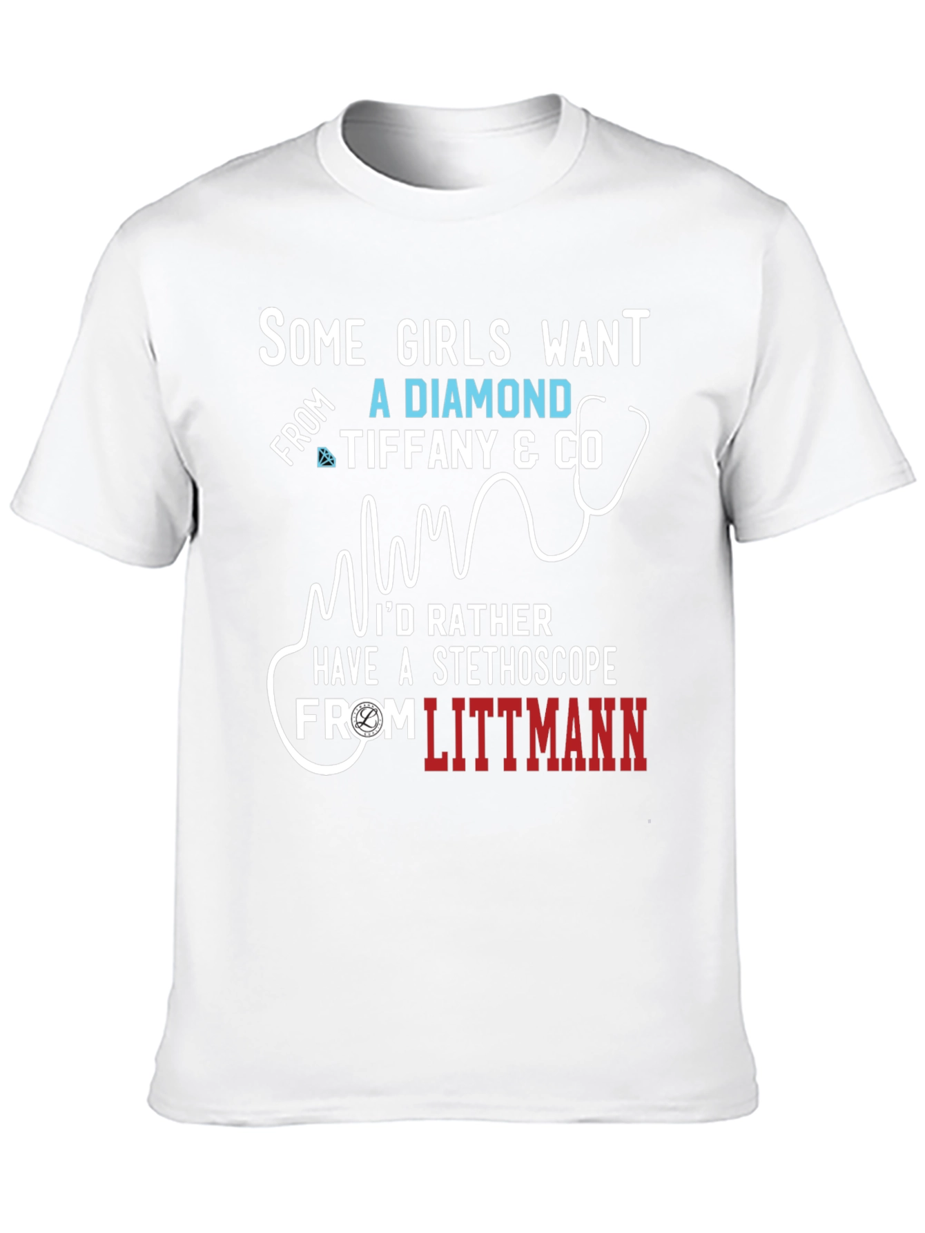 Stethoscope T-Shirt - Medical Professional Tee