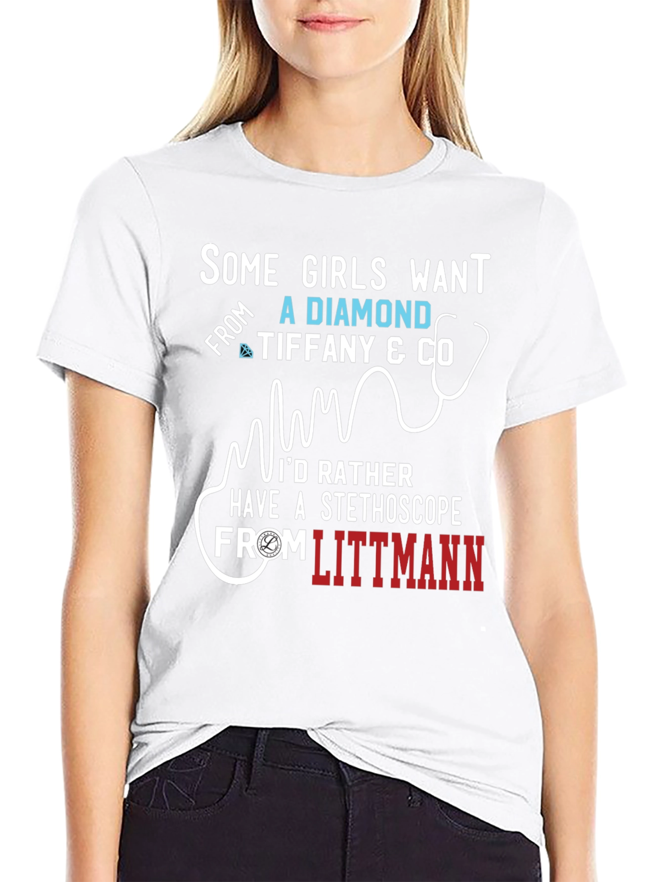 Stethoscope T-Shirt - Medical Professional Tee