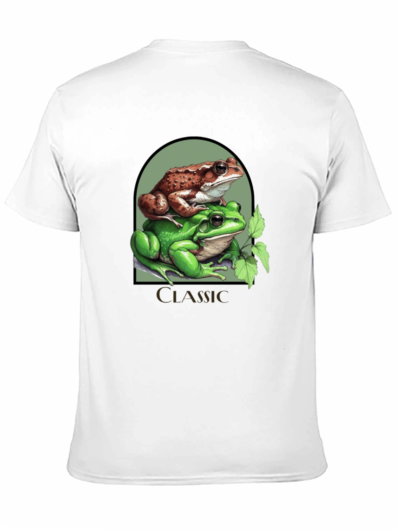 Classic Frog Stack T-Shirt - Novelty Graphic Tee