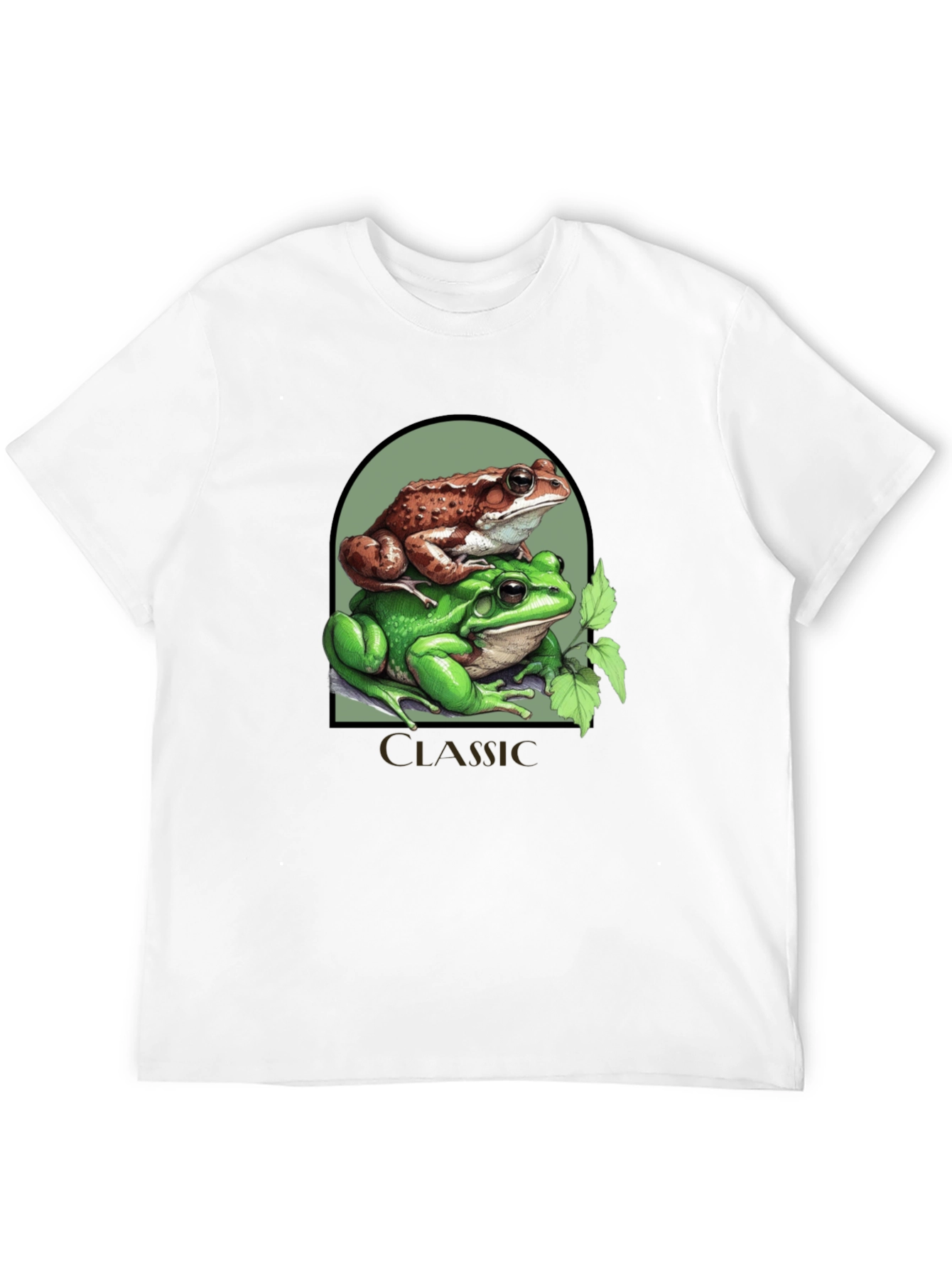 Classic Frog Stack T-Shirt - Novelty Graphic Tee