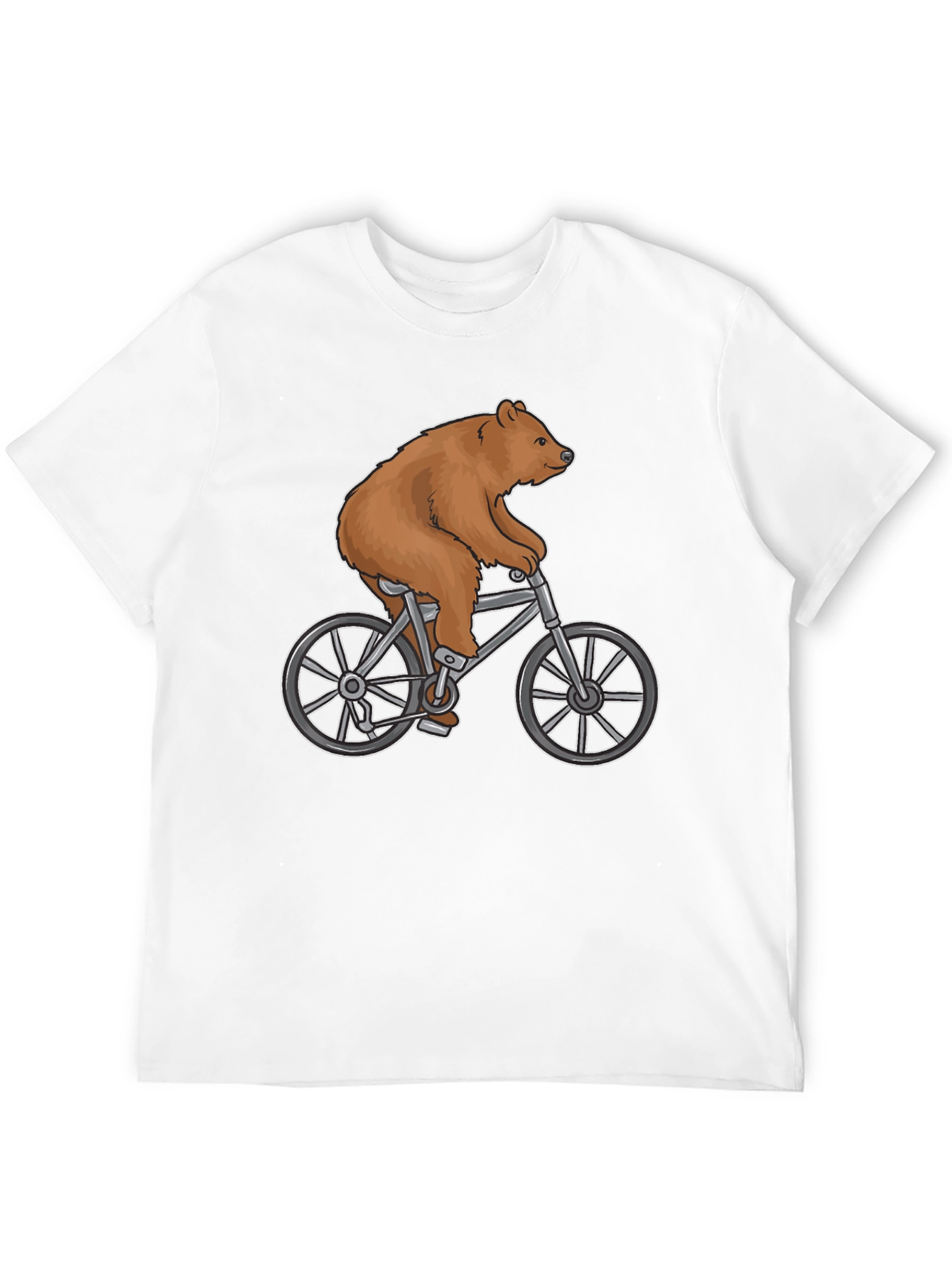 Bear on Bike Graphic T-Shirt