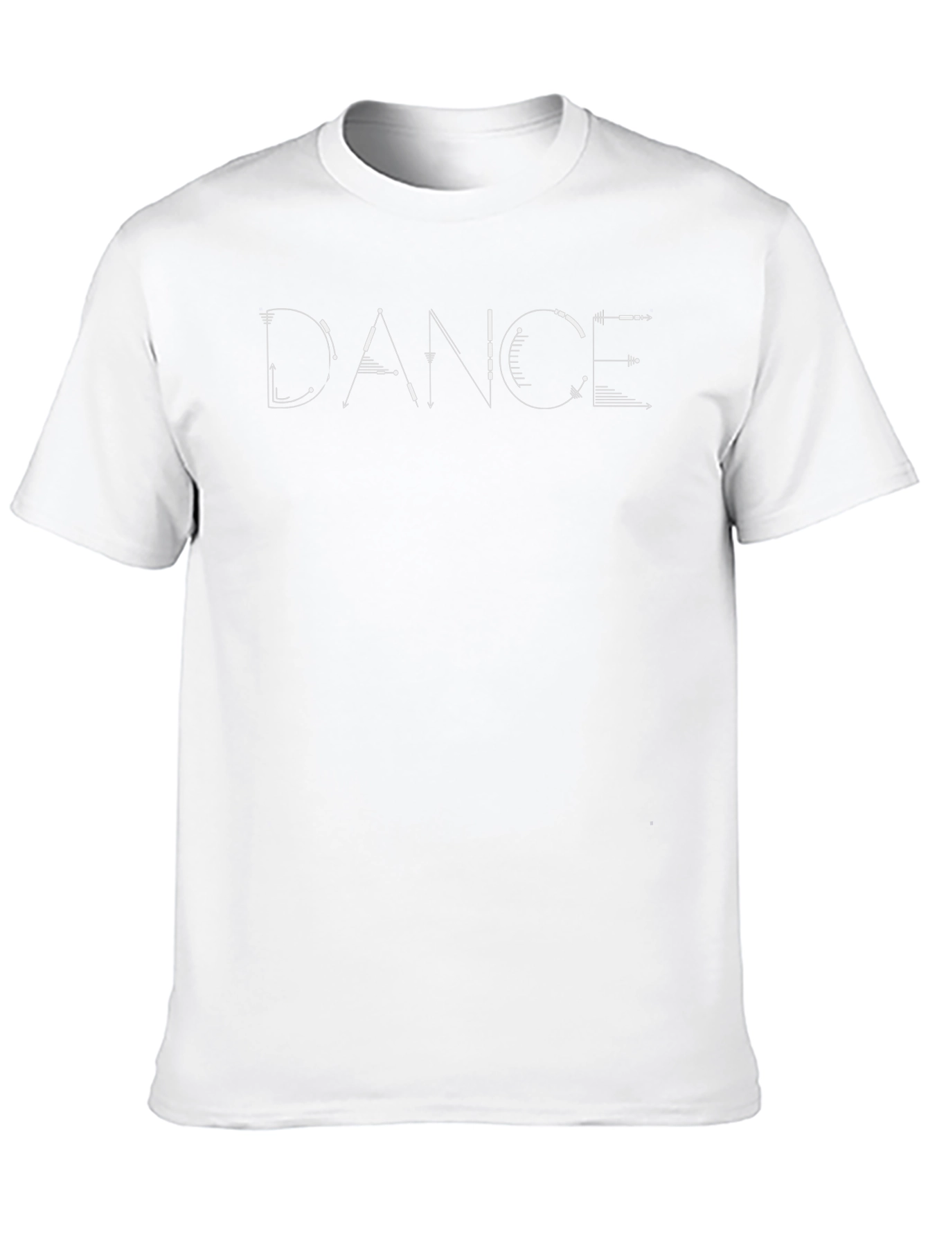 Abstract Dance Tee - Geometric Design