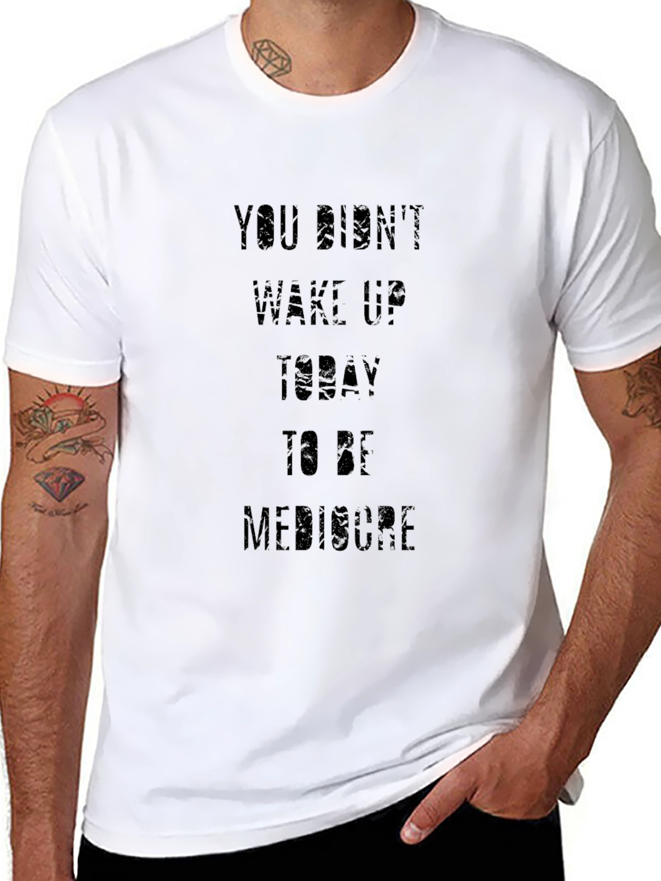 Motivational Mediocre Graphic Tee