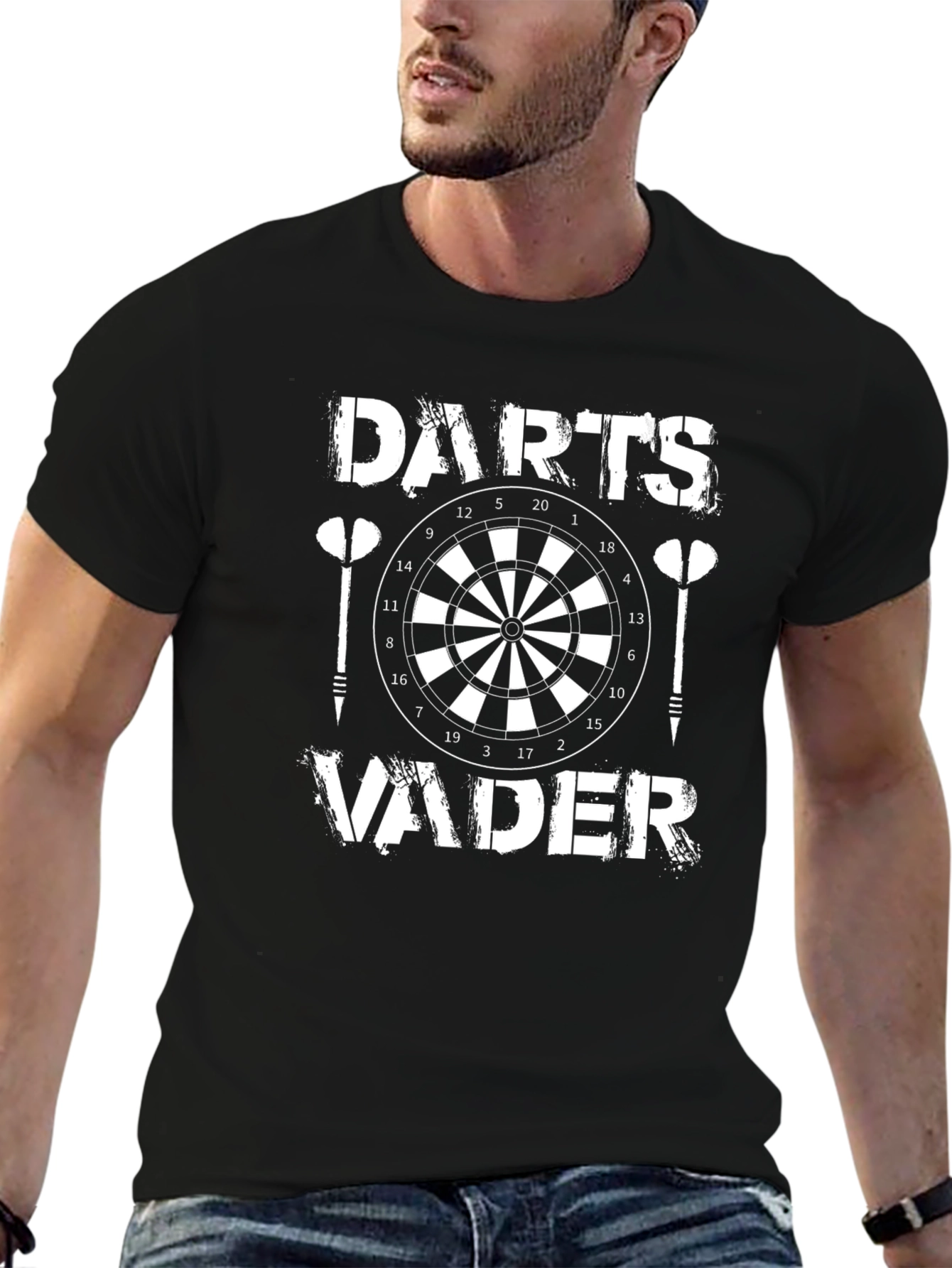 Darts Vader Graphic T-Shirt - Sporty & Fun