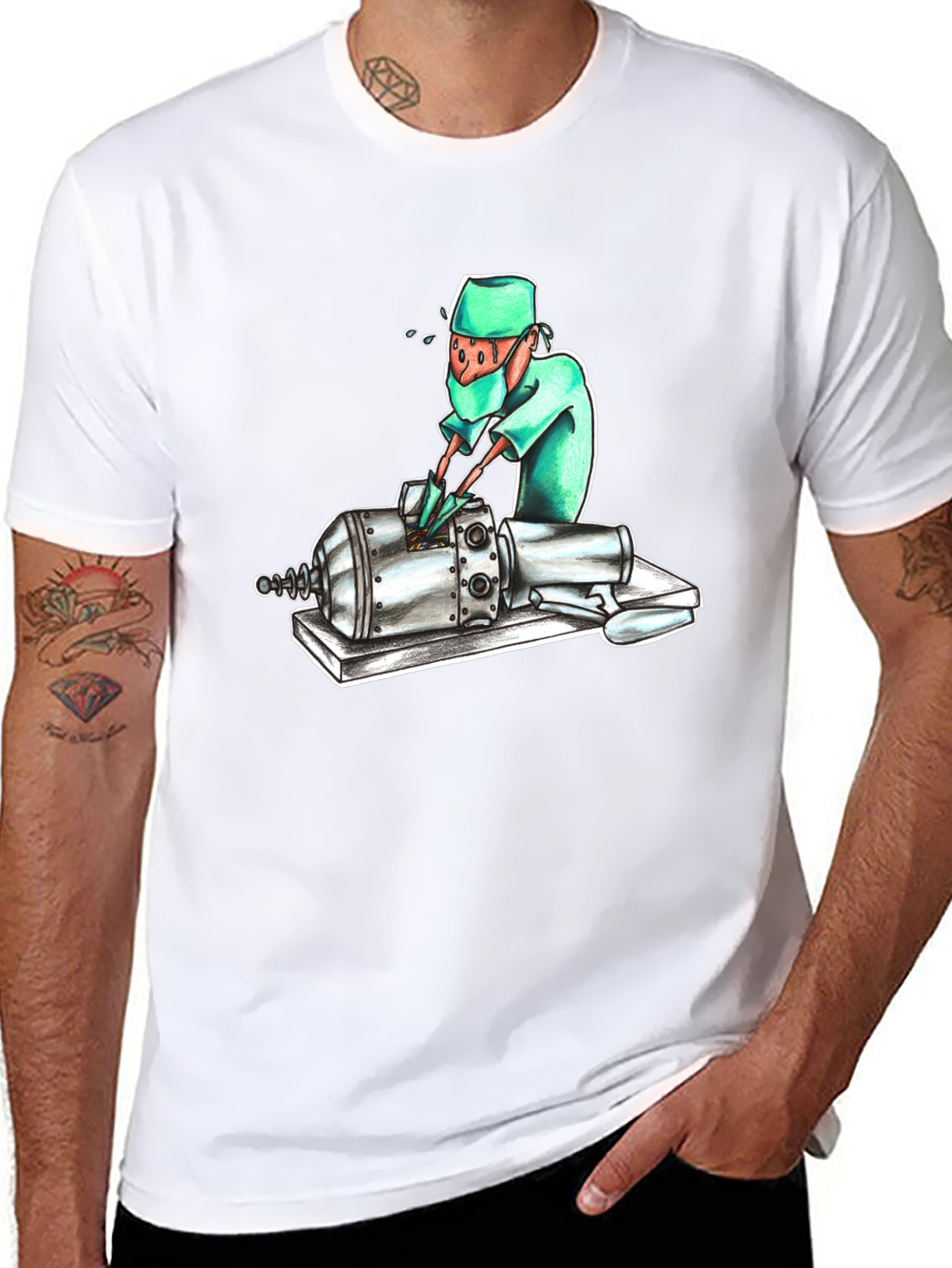 Surgeons Anatomy Table T-Shirt