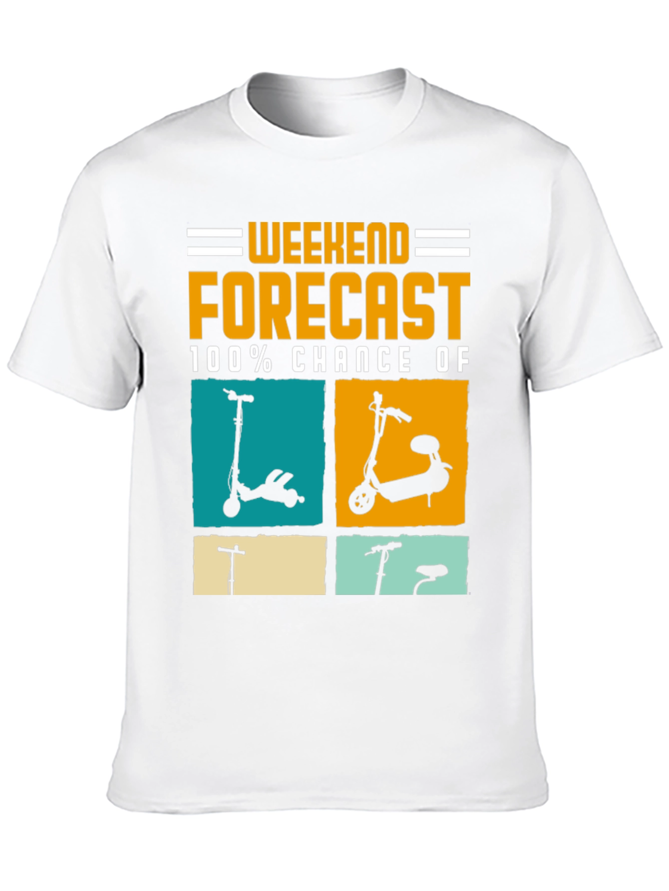 Weekend Forecast Scooter T-Shirt