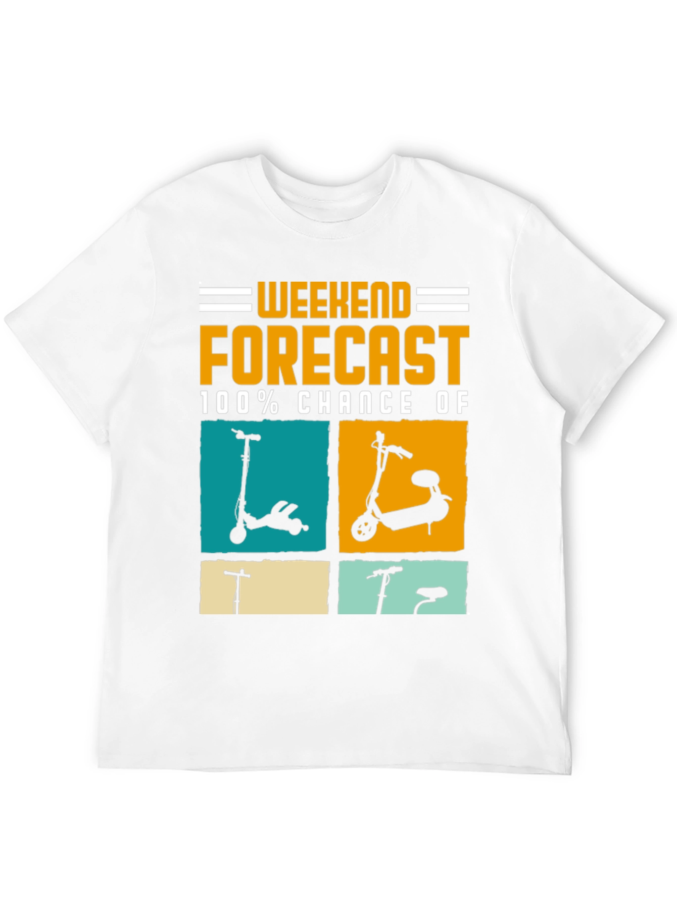 Weekend Forecast Scooter T-Shirt