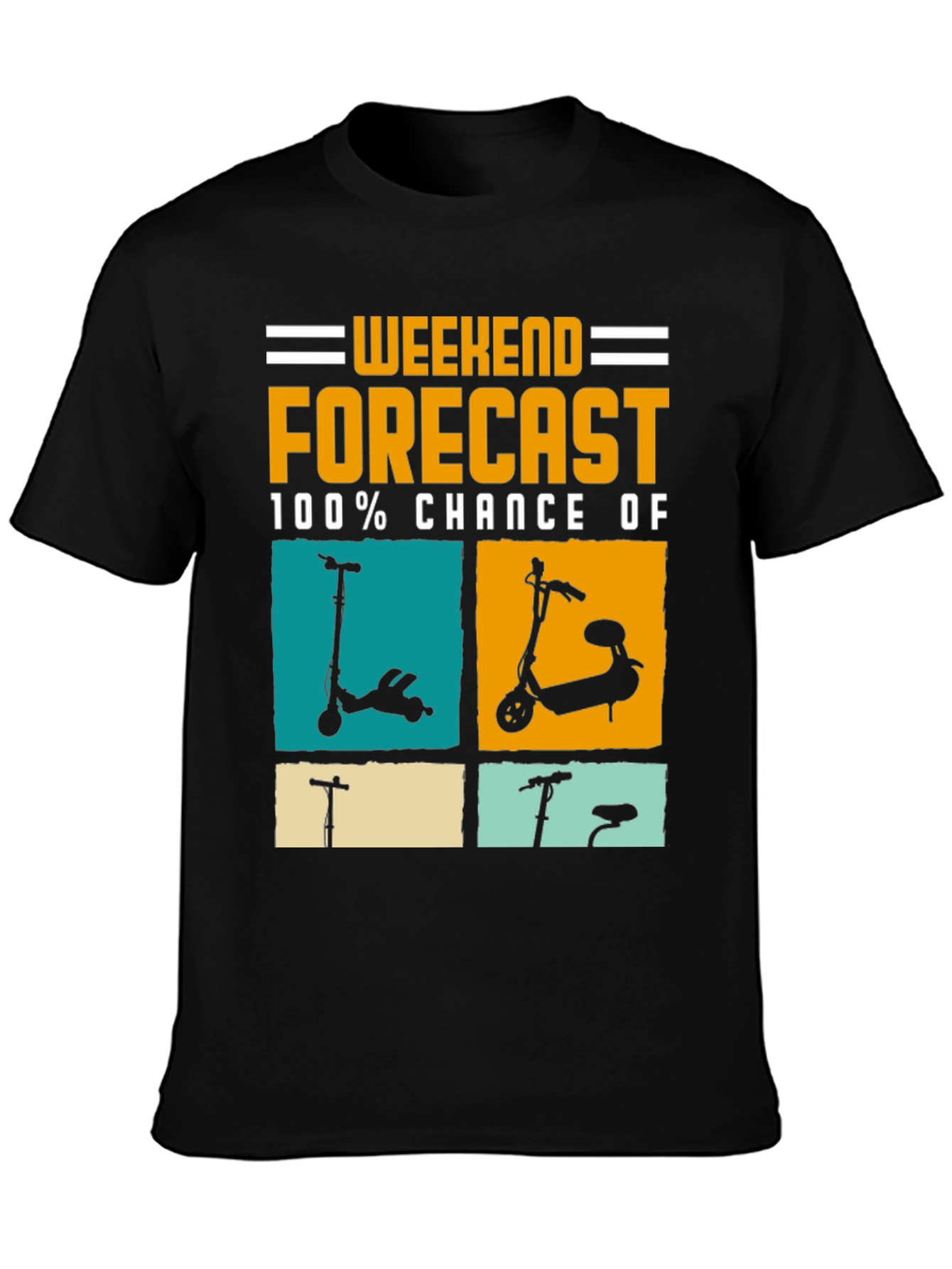 Weekend Forecast Scooter T-Shirt