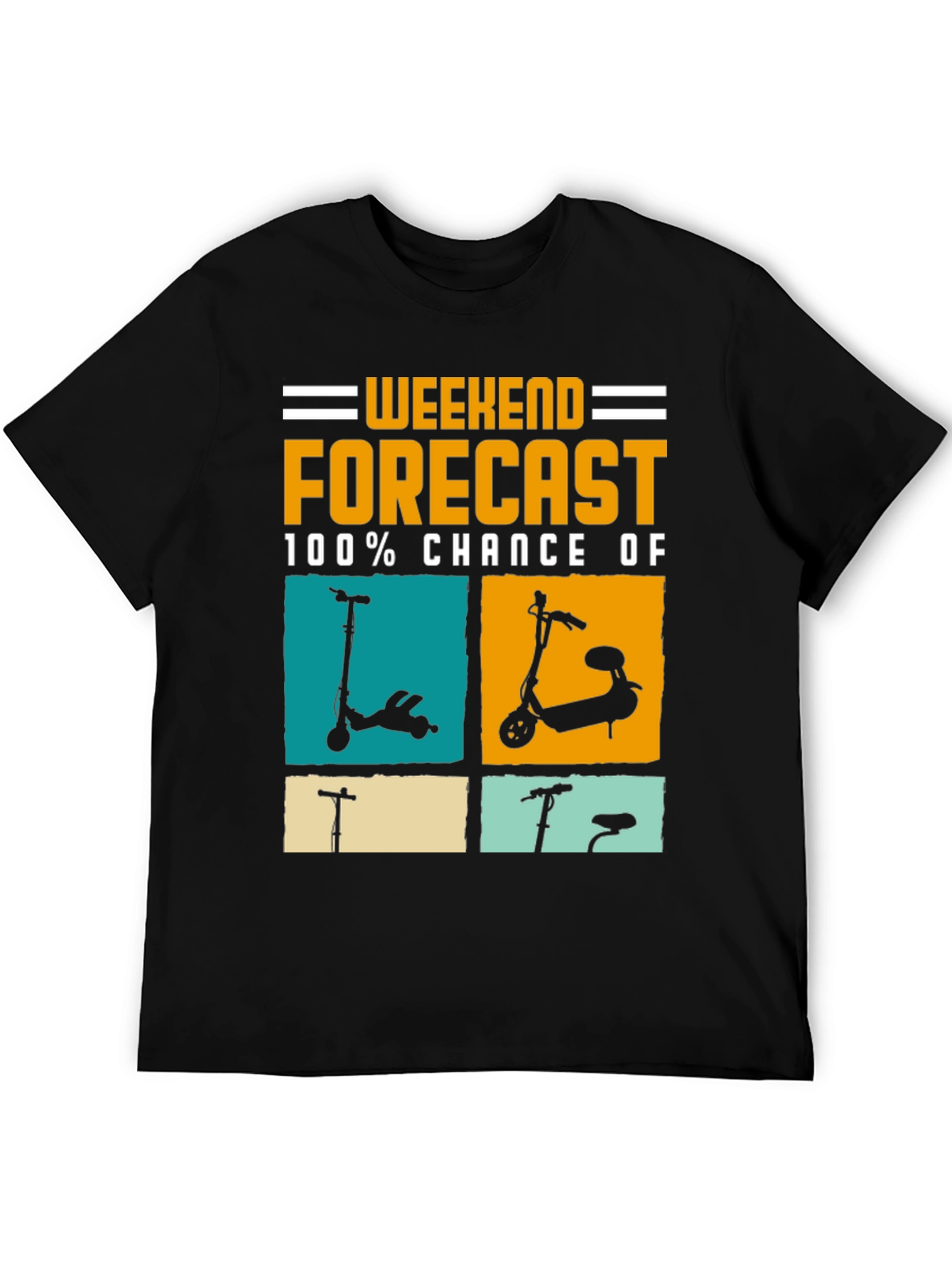 Weekend Forecast Scooter T-Shirt