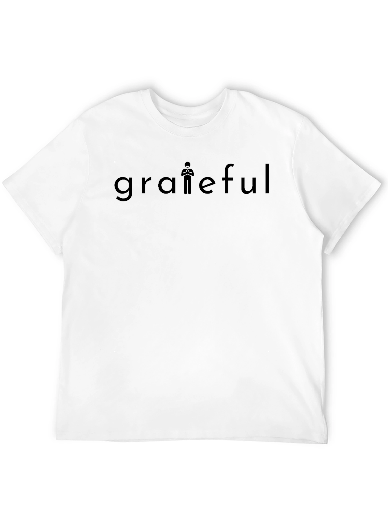 Grateful Black Crew Neck T-Shirt