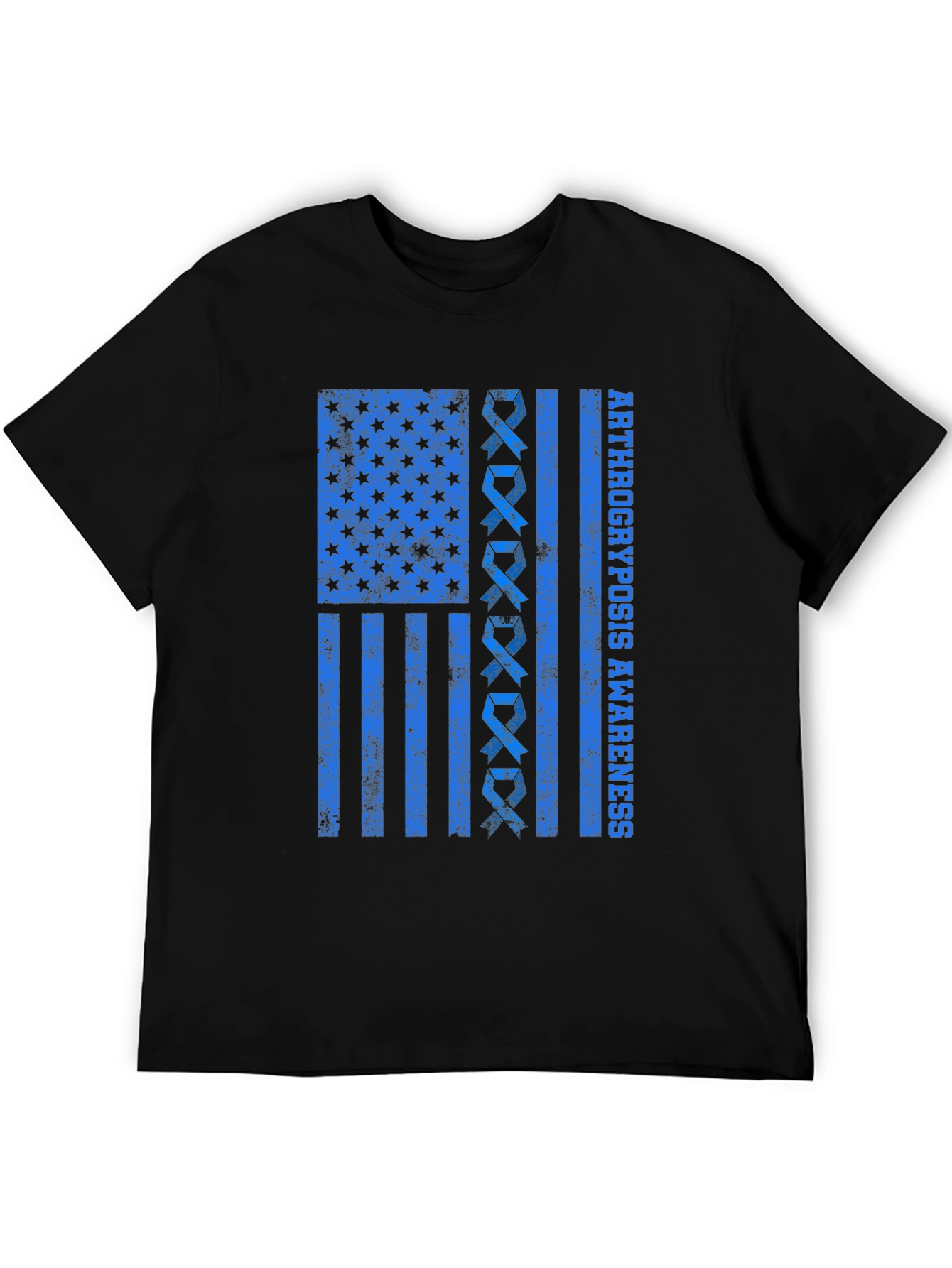 Arthrogryposis Awareness Flag Graphic T-Shirt