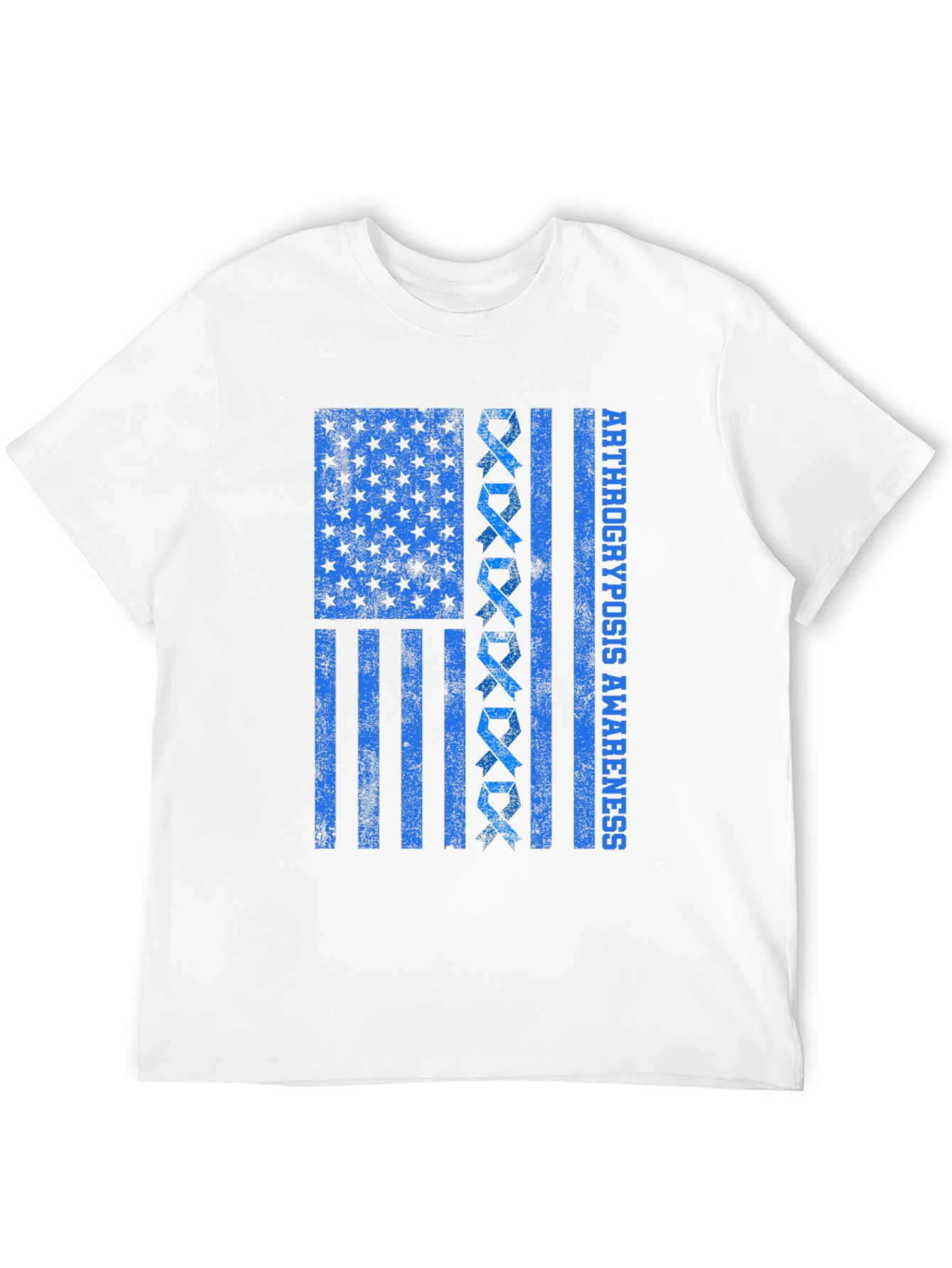 Arthrogryposis Awareness Flag Graphic T-Shirt