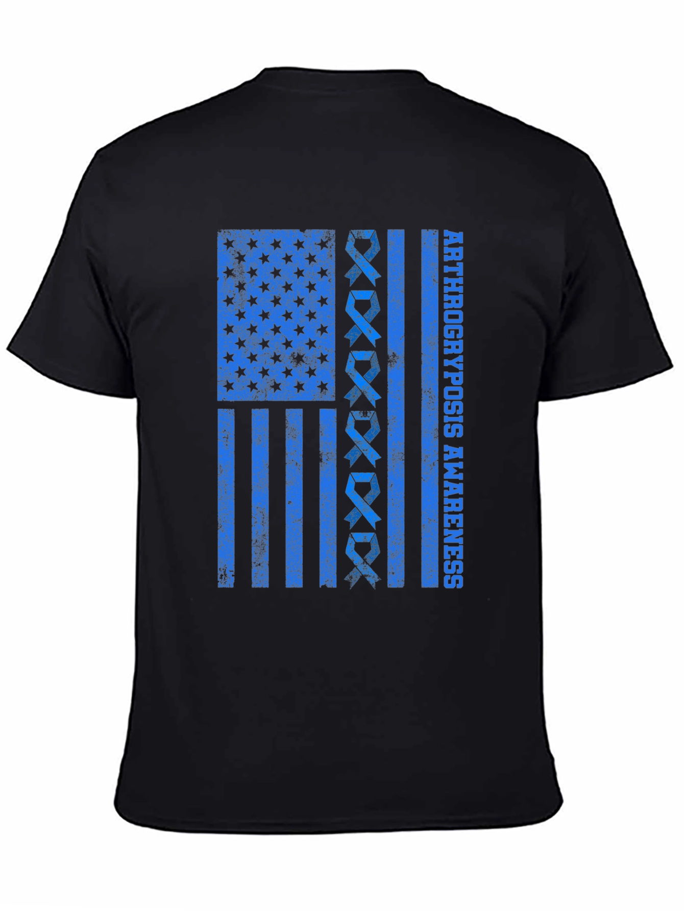 Arthrogryposis Awareness Flag Graphic T-Shirt