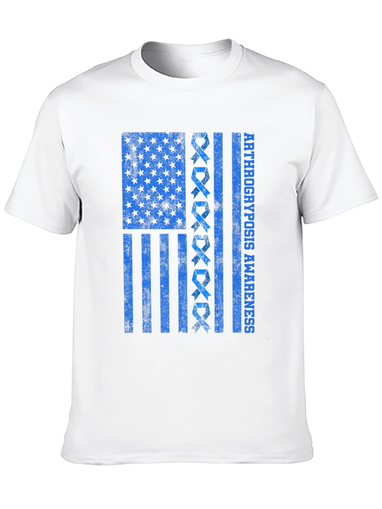 Arthrogryposis Awareness Flag Graphic T-Shirt