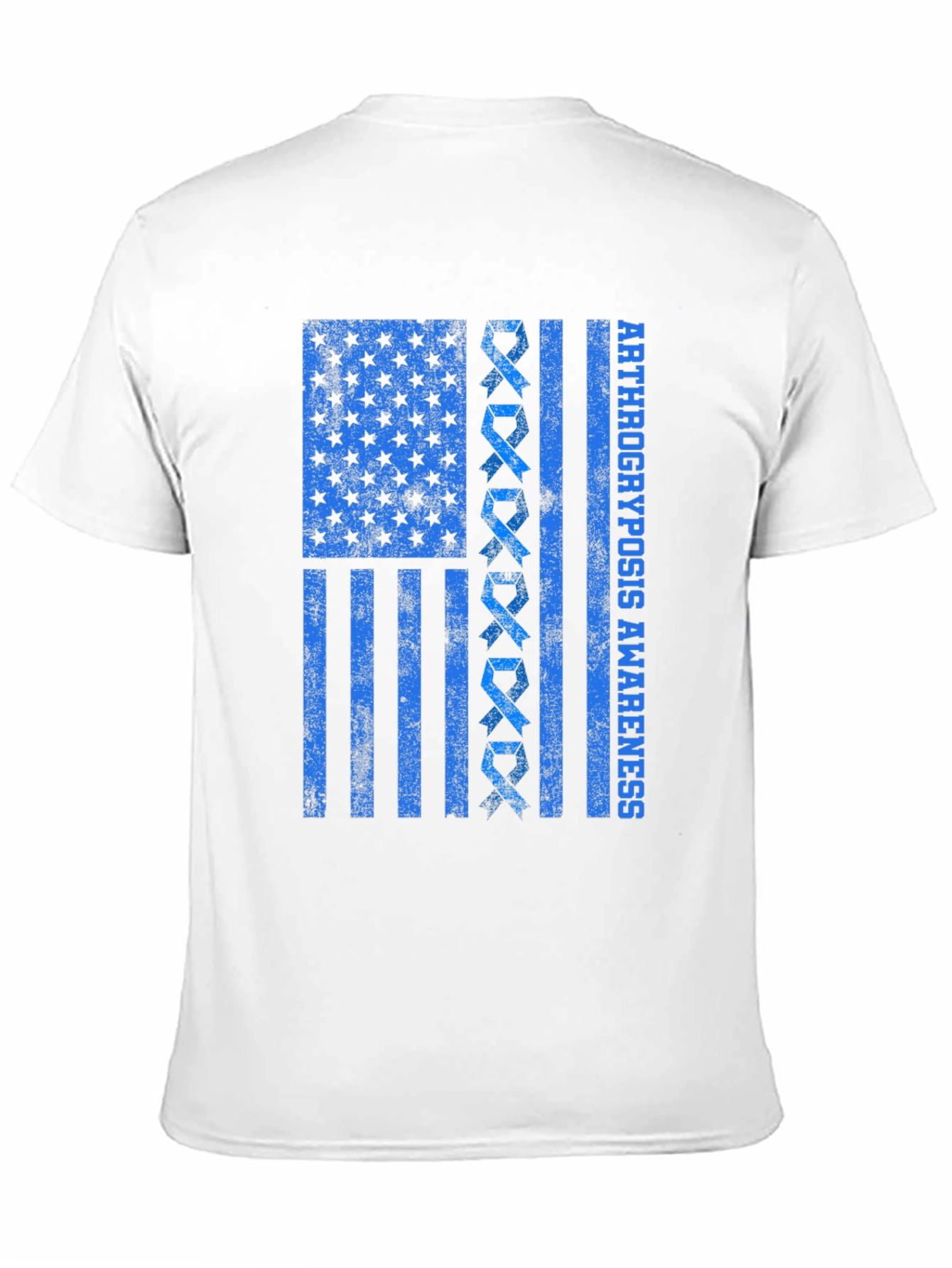 Arthrogryposis Awareness Flag Graphic T-Shirt