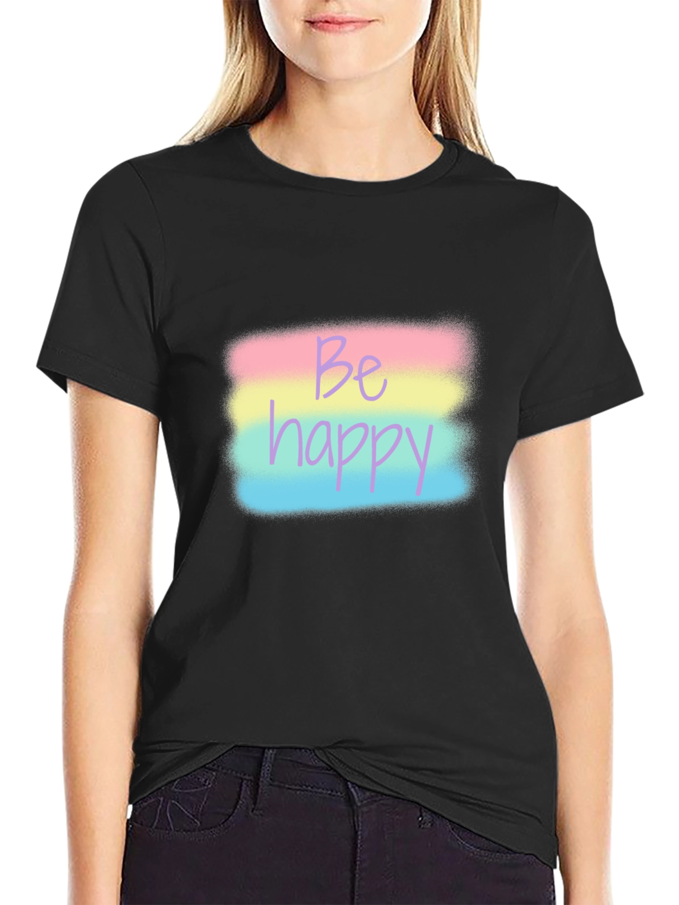 Be Happy Pastel T-Shirt