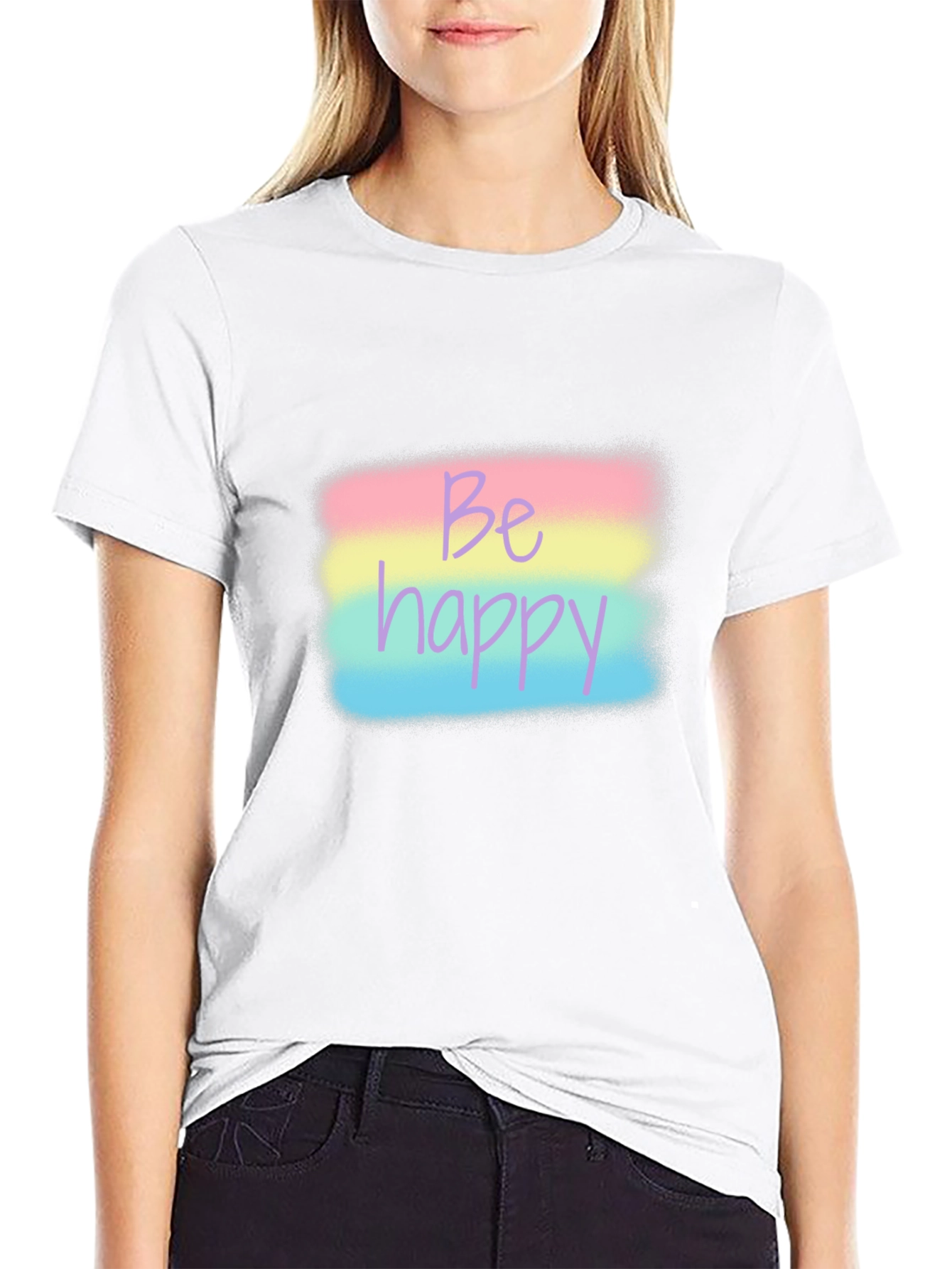 Be Happy Pastel T-Shirt