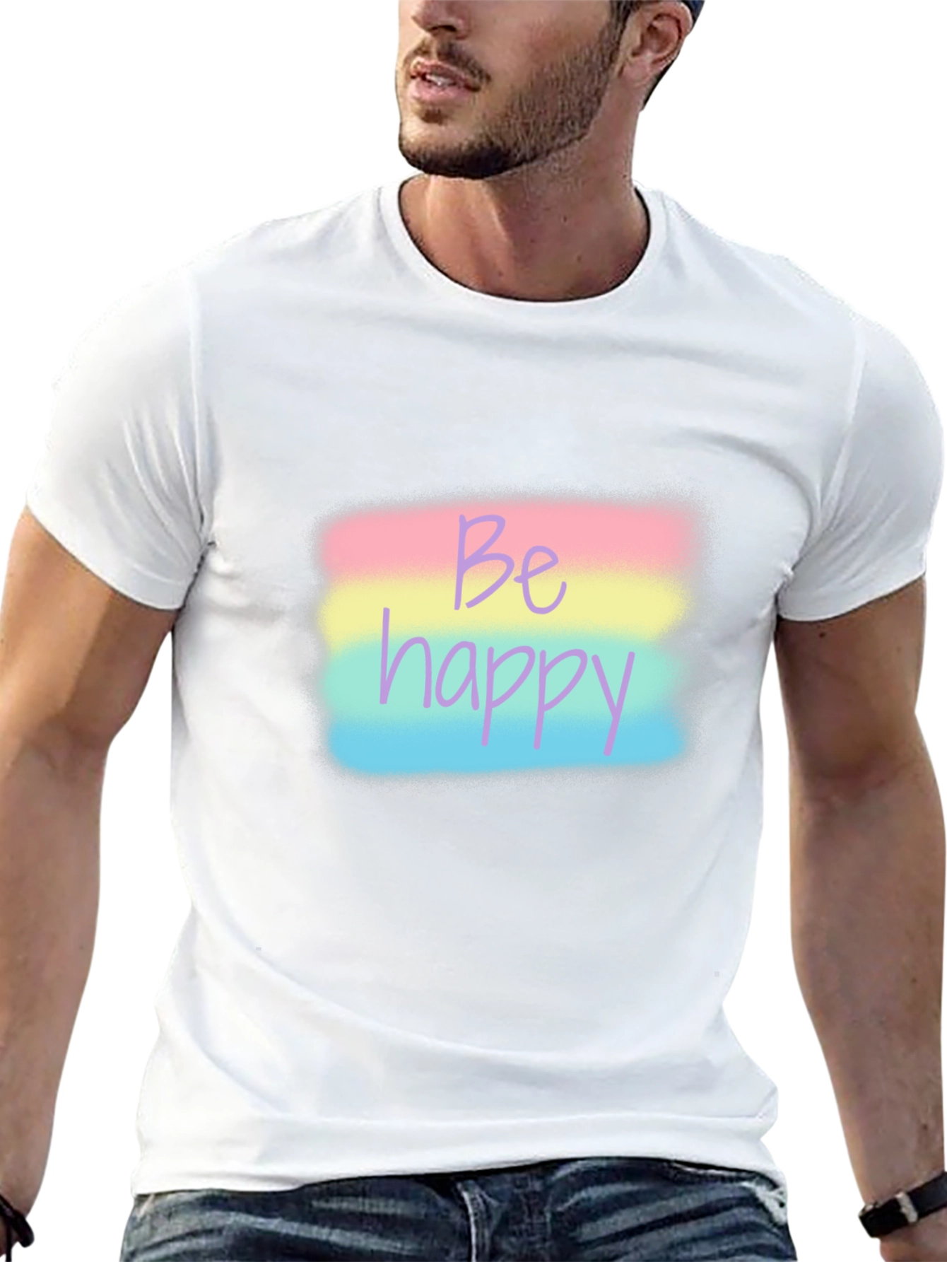 Be Happy Pastel T-Shirt
