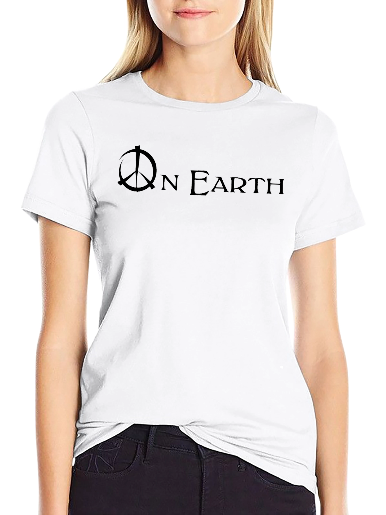 Peace On Earth Graphic T-Shirt - Mens