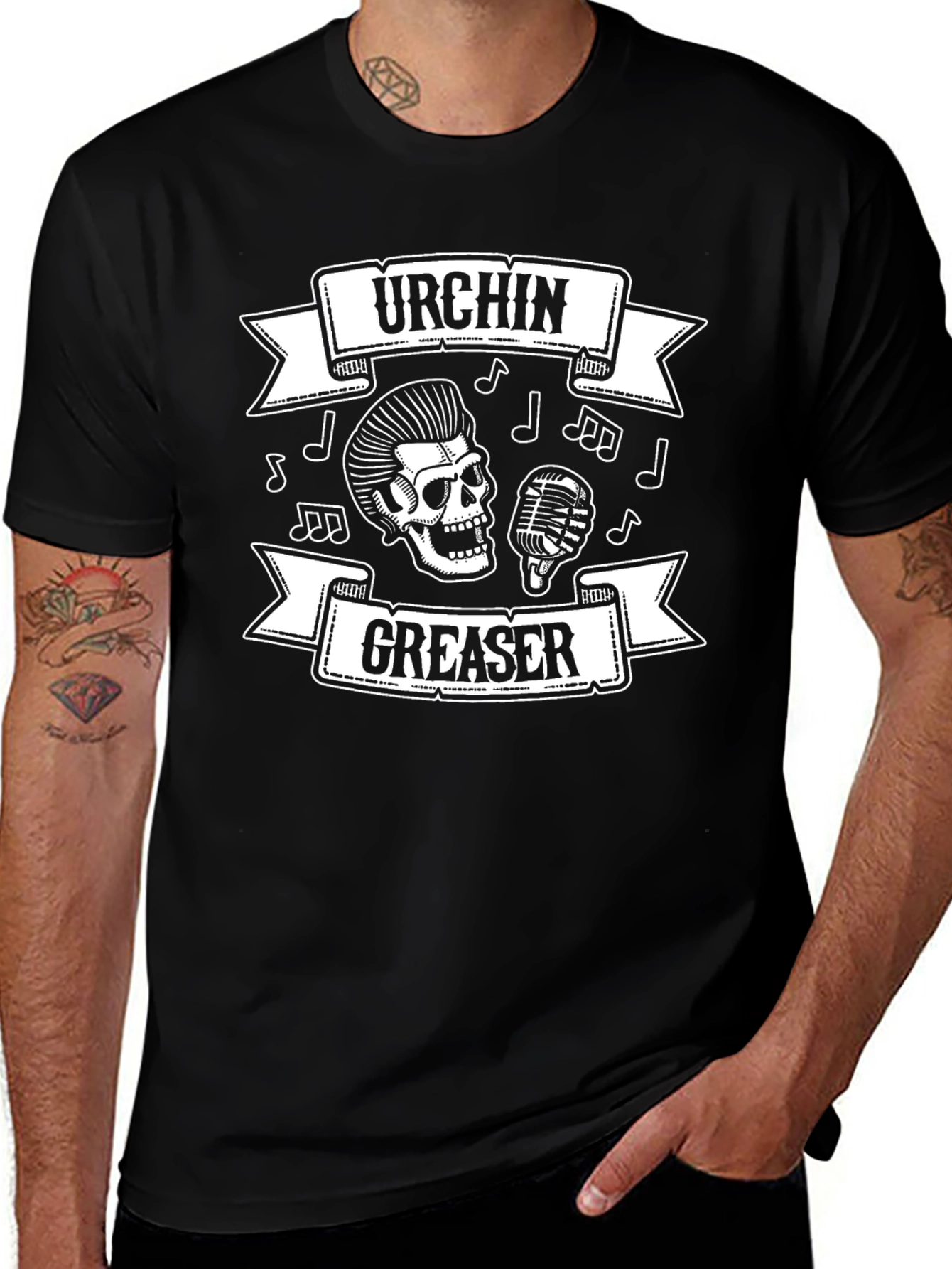 Urchin Greaser T-Shirt - Rockabilly Style