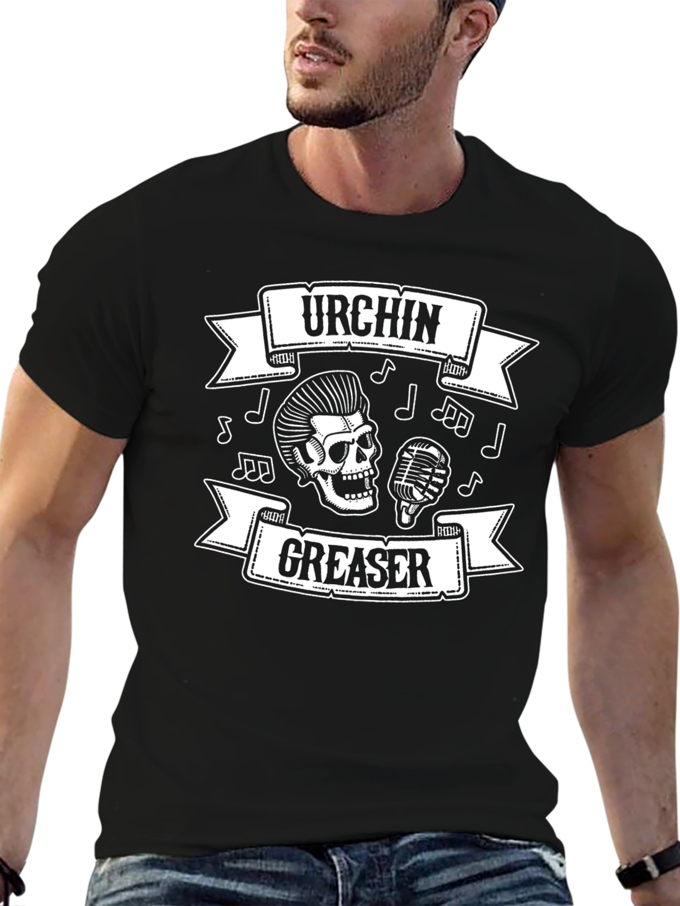 Urchin Greaser T-Shirt - Rockabilly Style