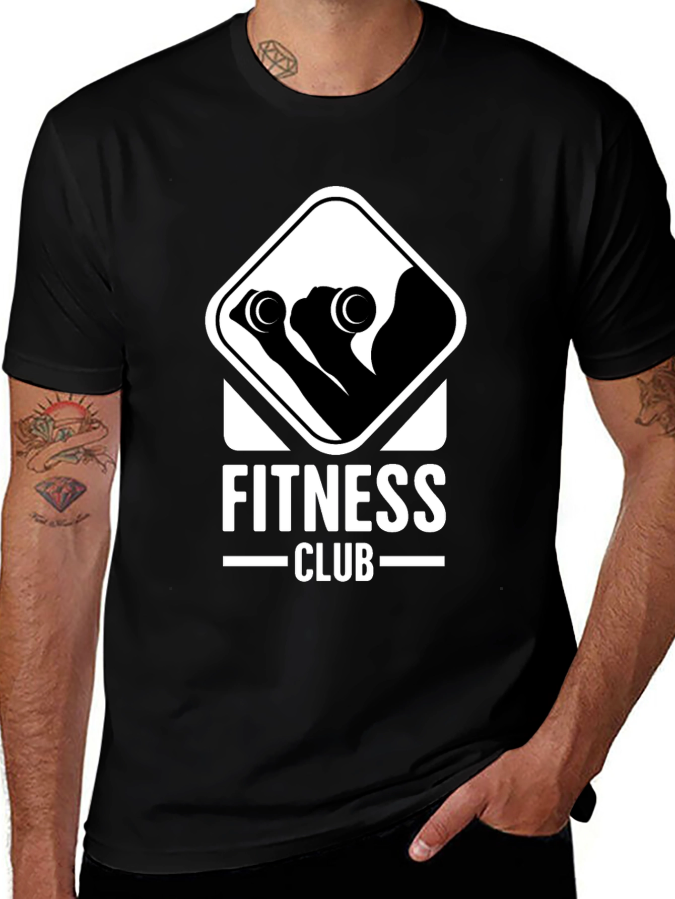 Fitness Club Black T-Shirt