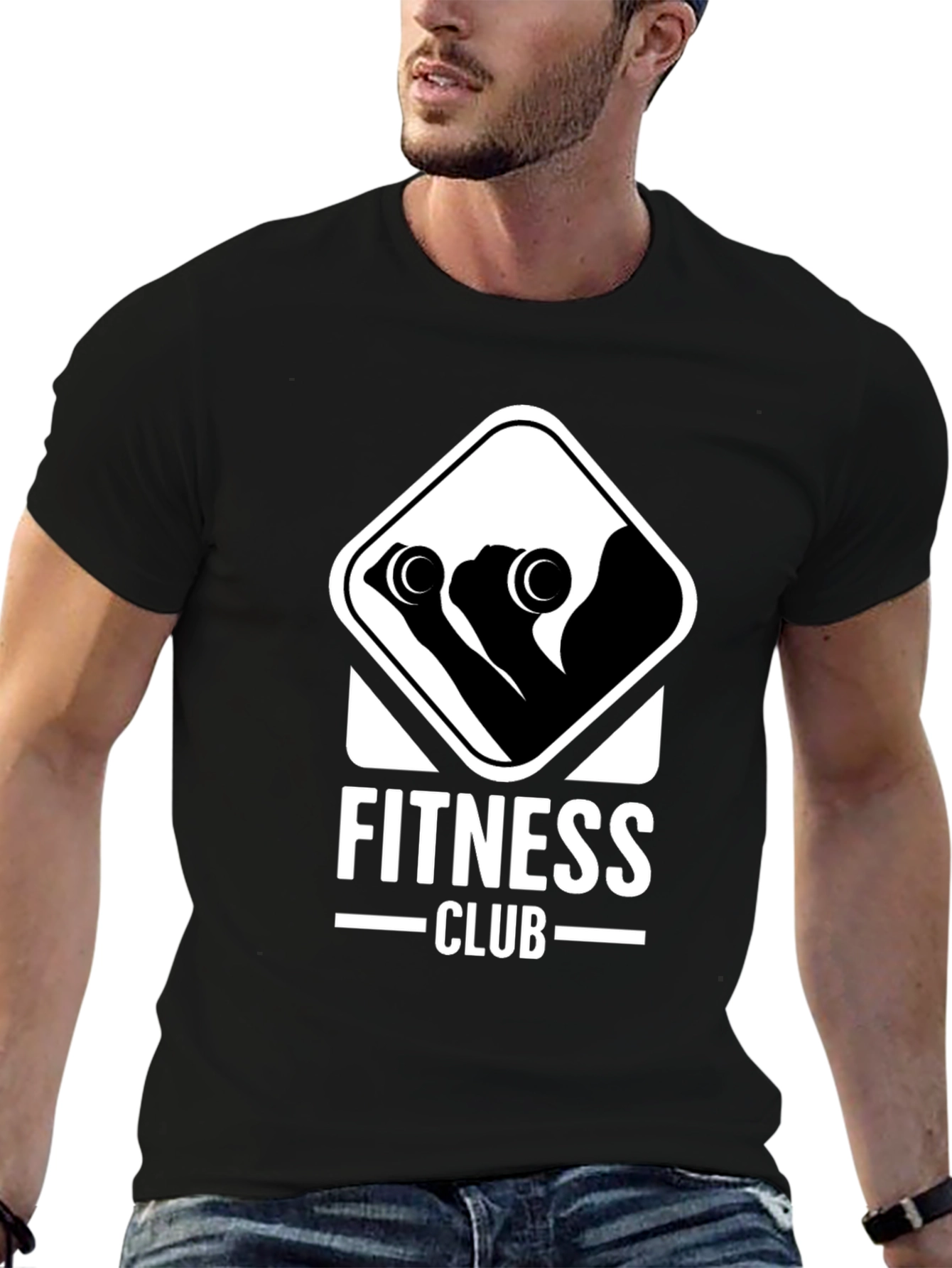 Fitness Club Black T-Shirt