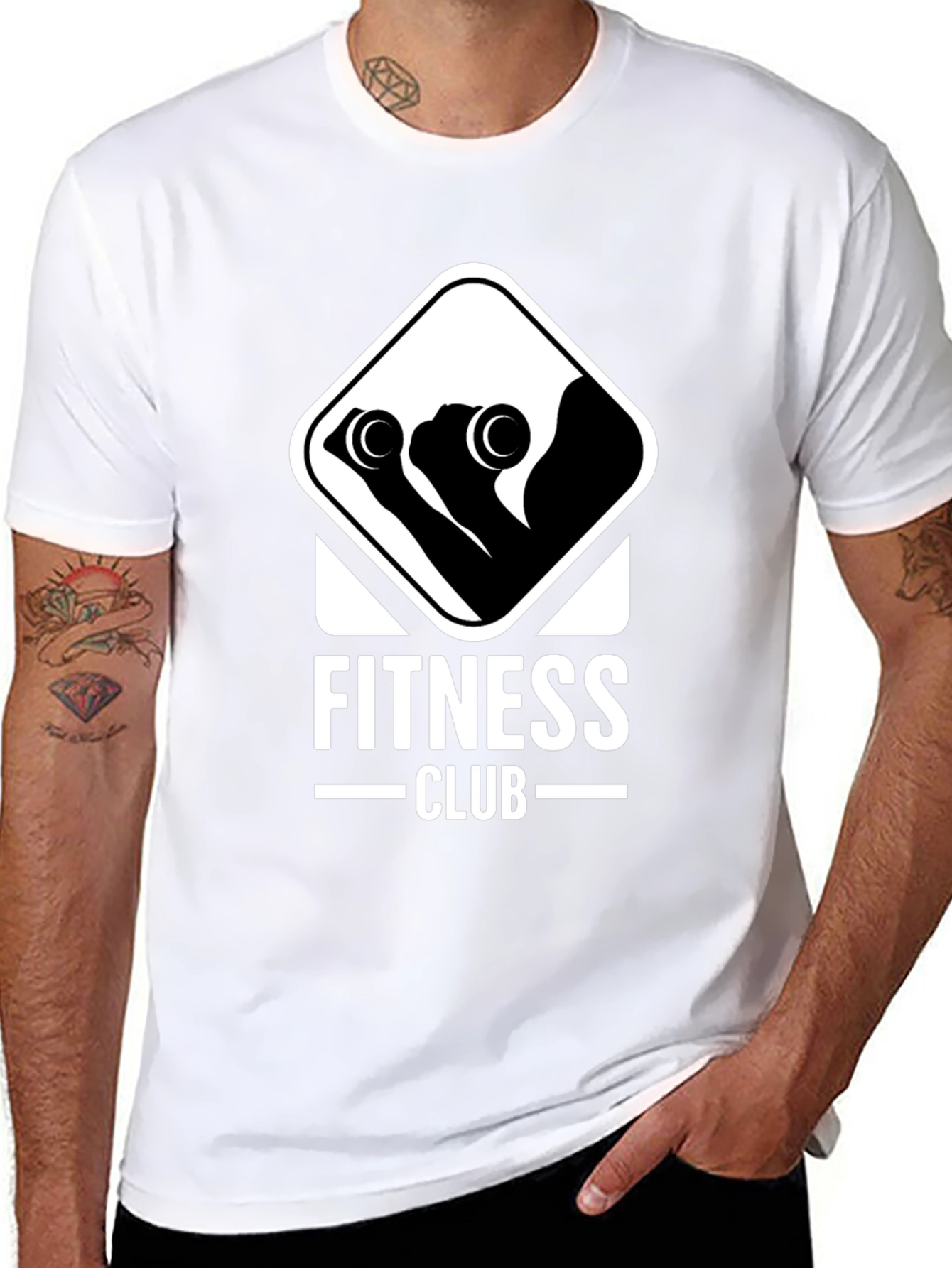 Fitness Club Black T-Shirt