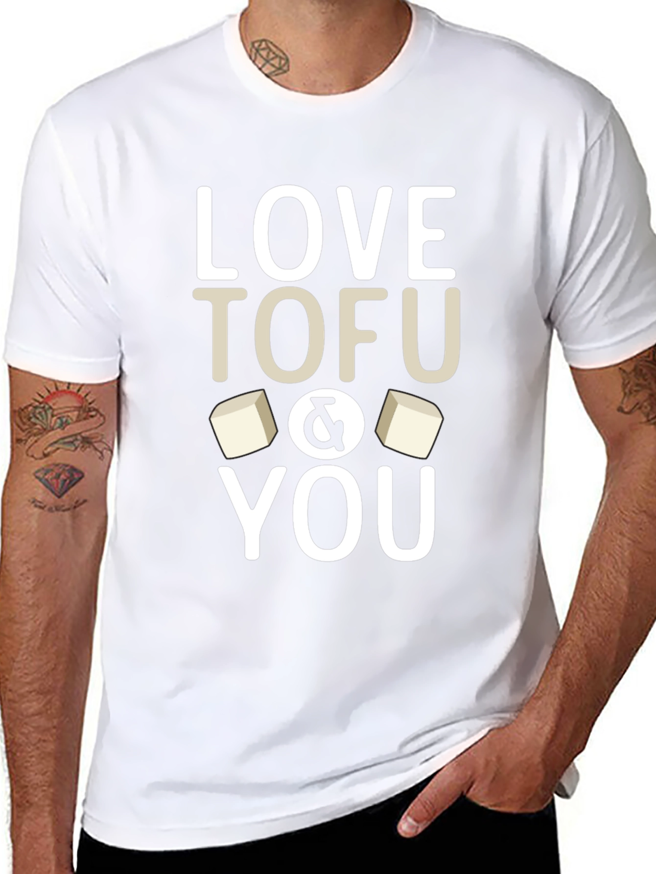 Love Tofu and You Graphic T-Shirt