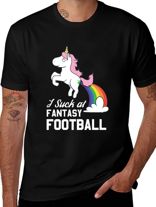 Funny Fantasy Football Unicorn T-Shirt