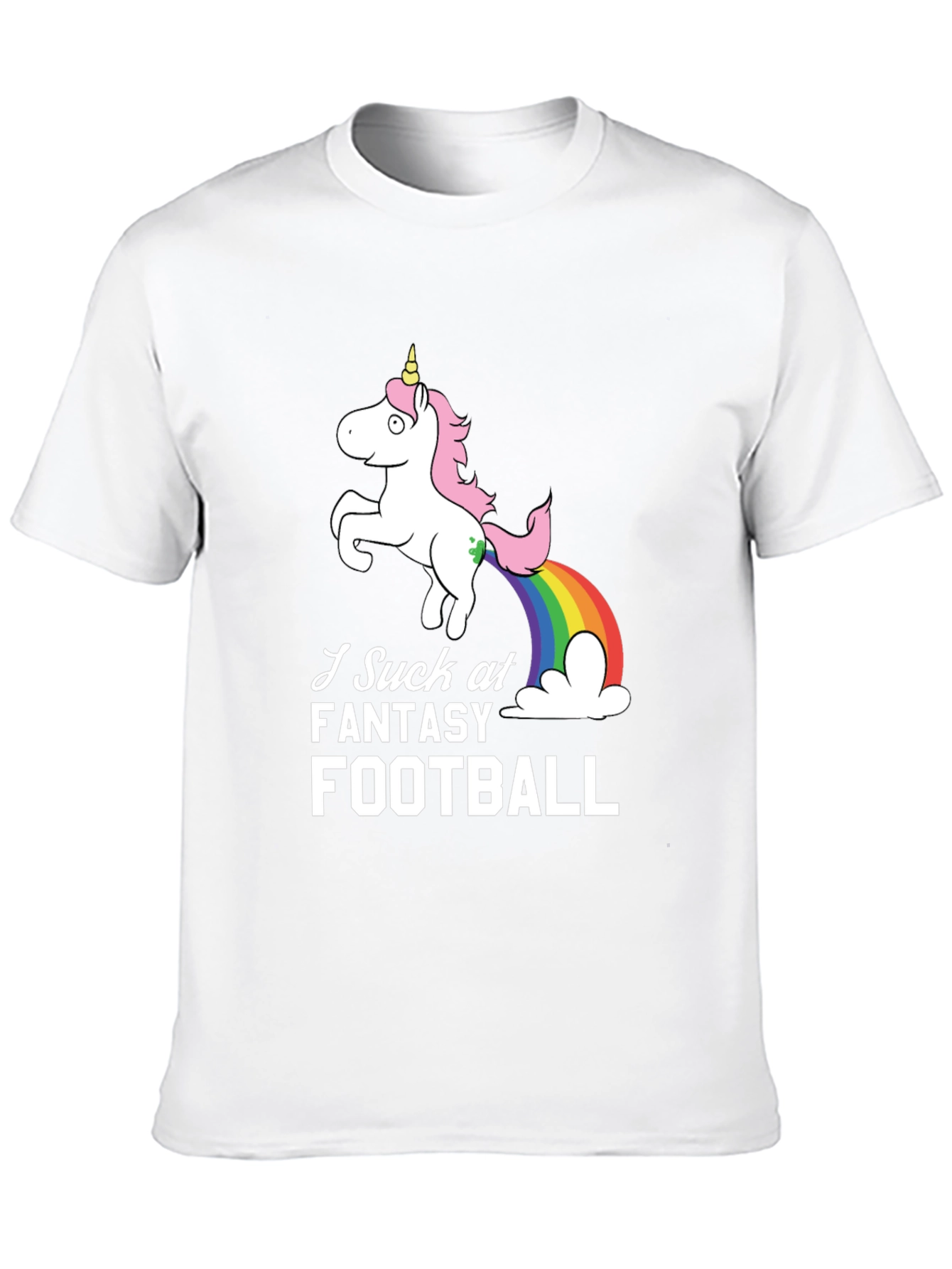 Funny Fantasy Football Unicorn T-Shirt
