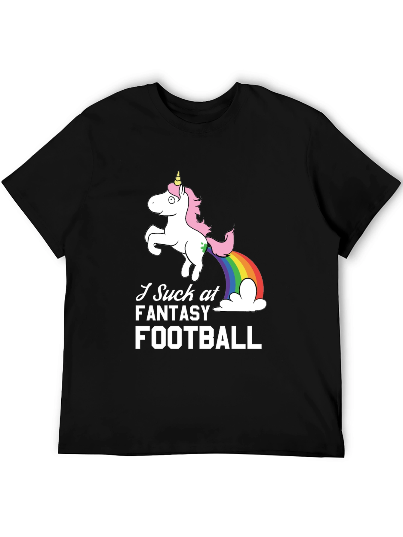 Funny Fantasy Football Unicorn T-Shirt