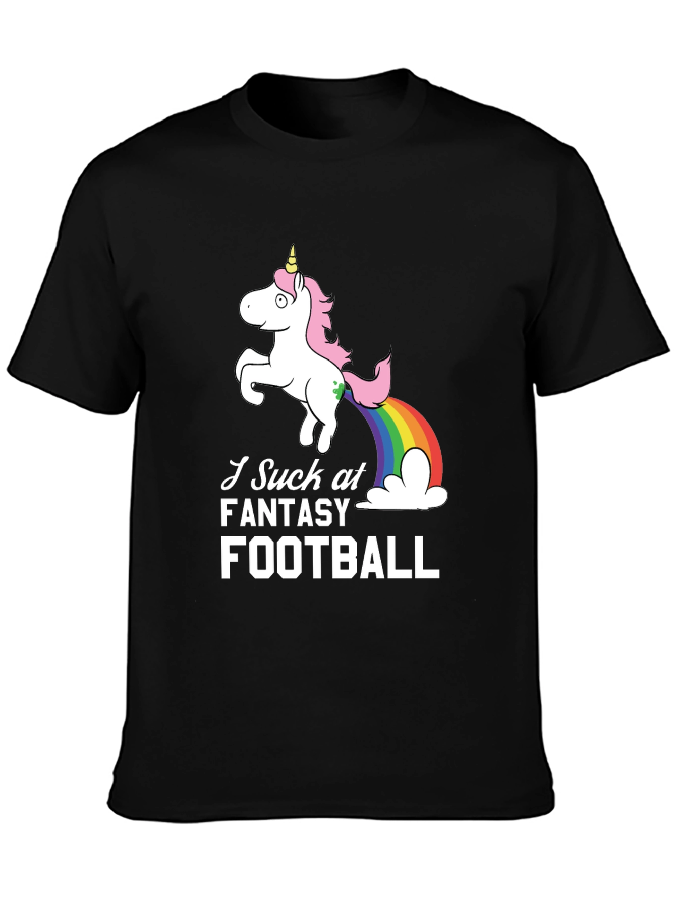 Funny Fantasy Football Unicorn T-Shirt