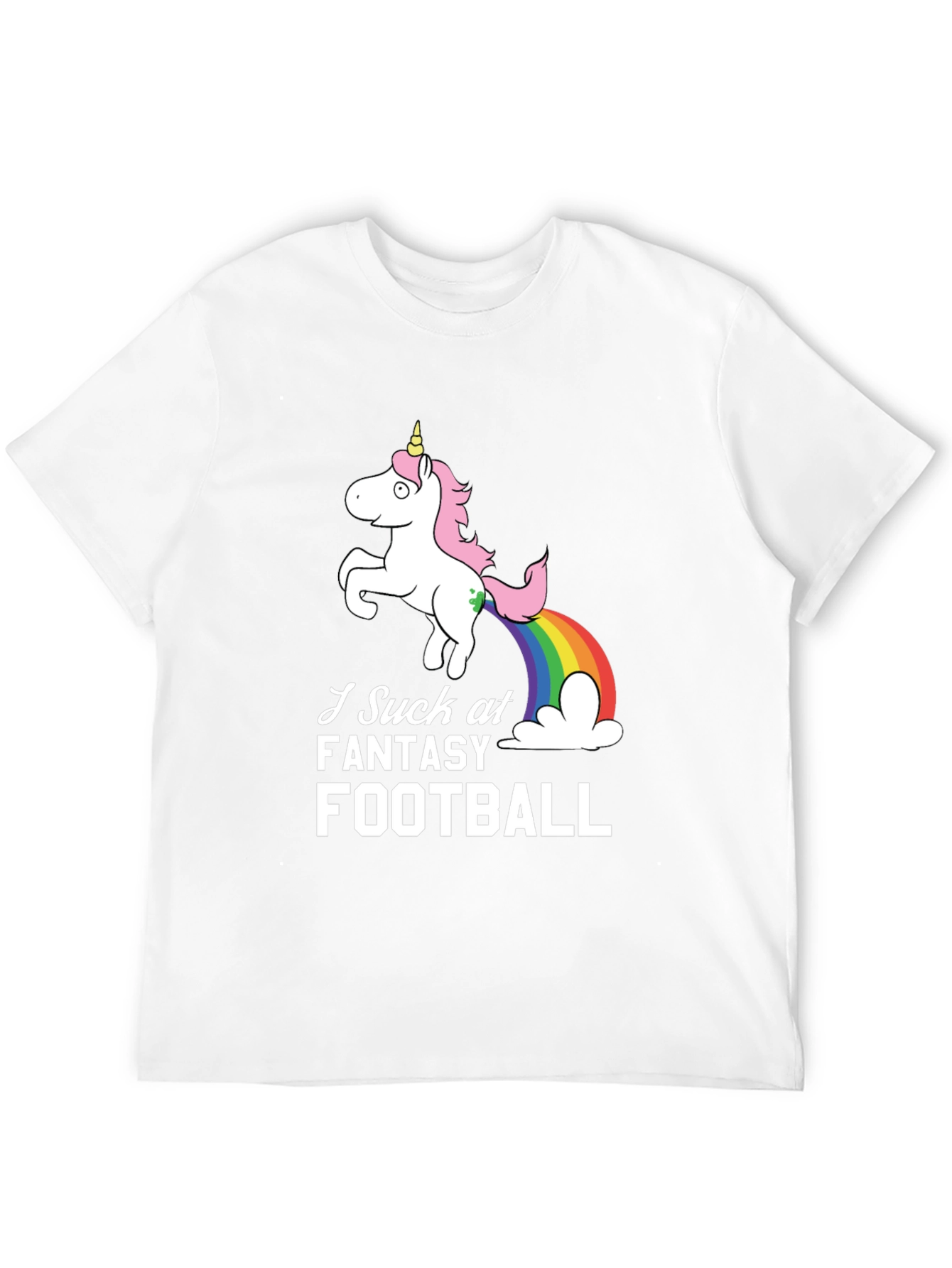 Funny Fantasy Football Unicorn T-Shirt