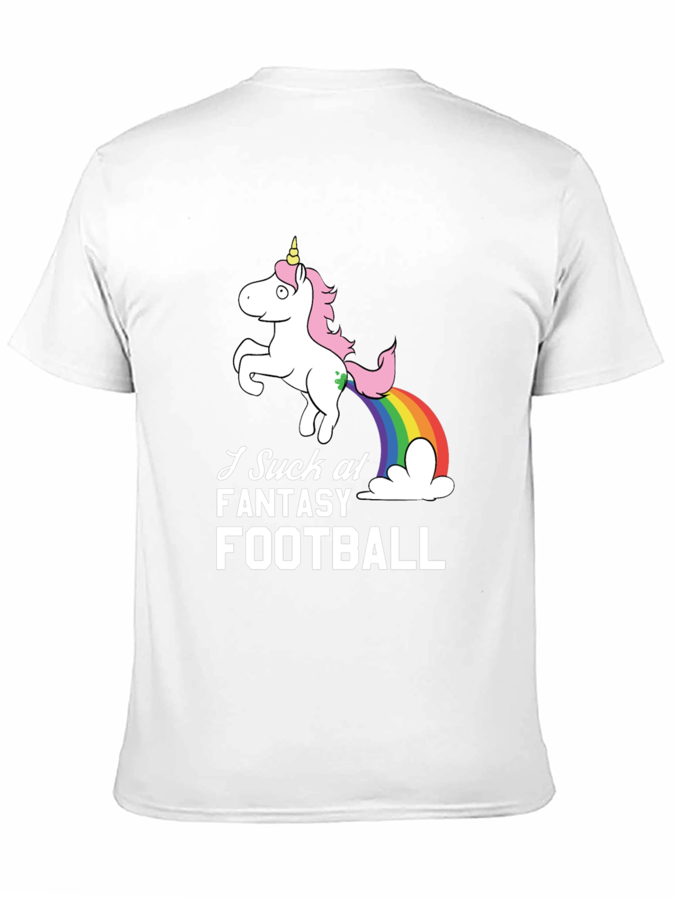 Funny Fantasy Football Unicorn T-Shirt