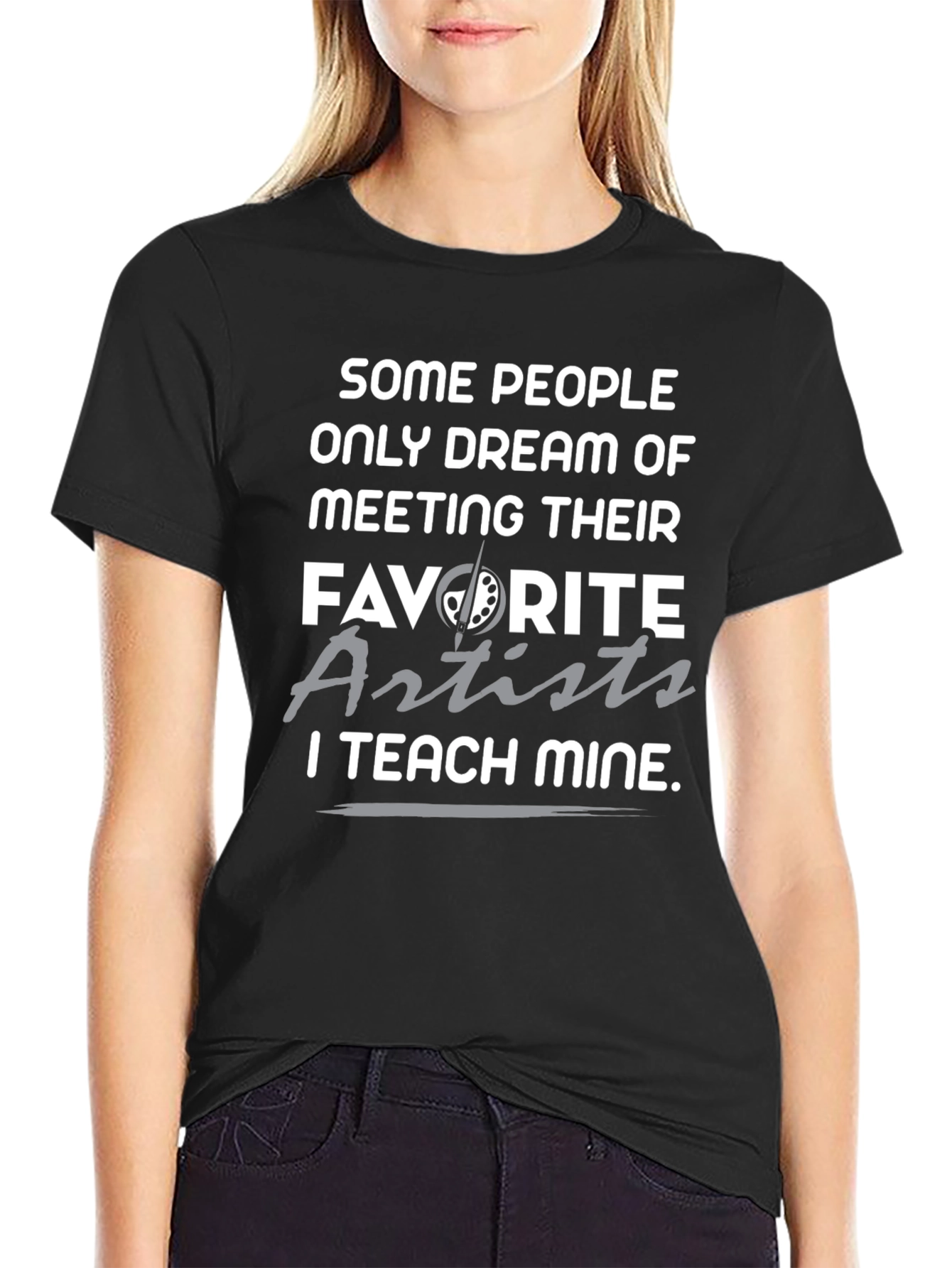I Teach Mine Artist T-Shirt