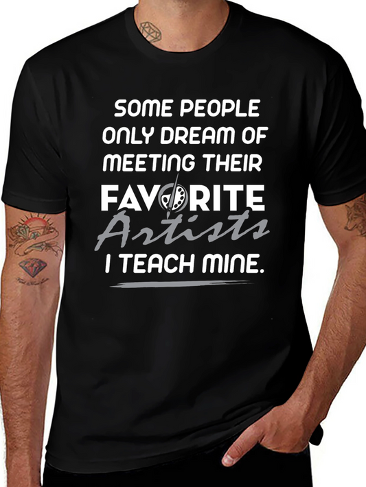 I Teach Mine Artist T-Shirt