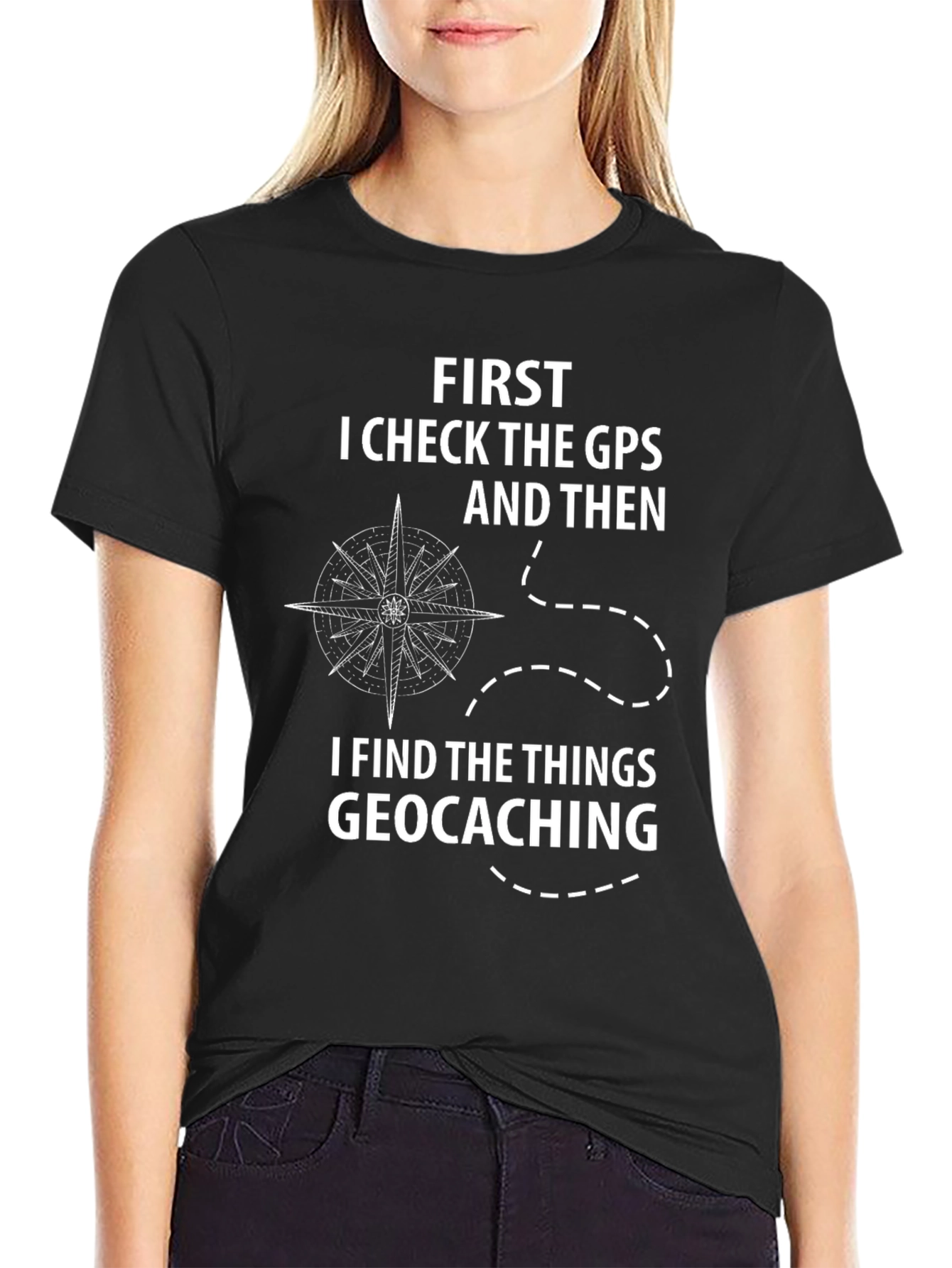 Geocaching GPS Funny T-Shirt