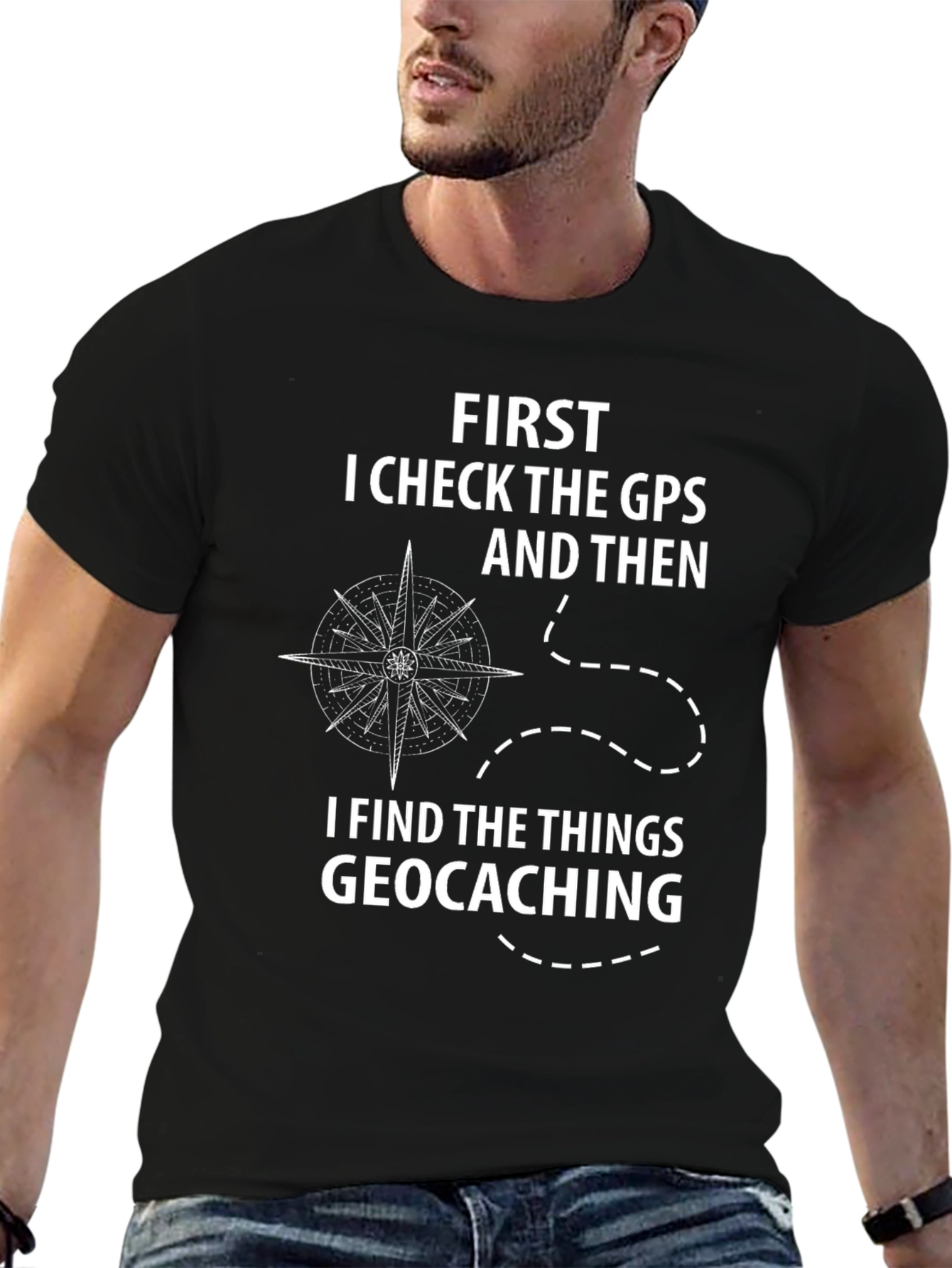 Geocaching GPS Funny T-Shirt