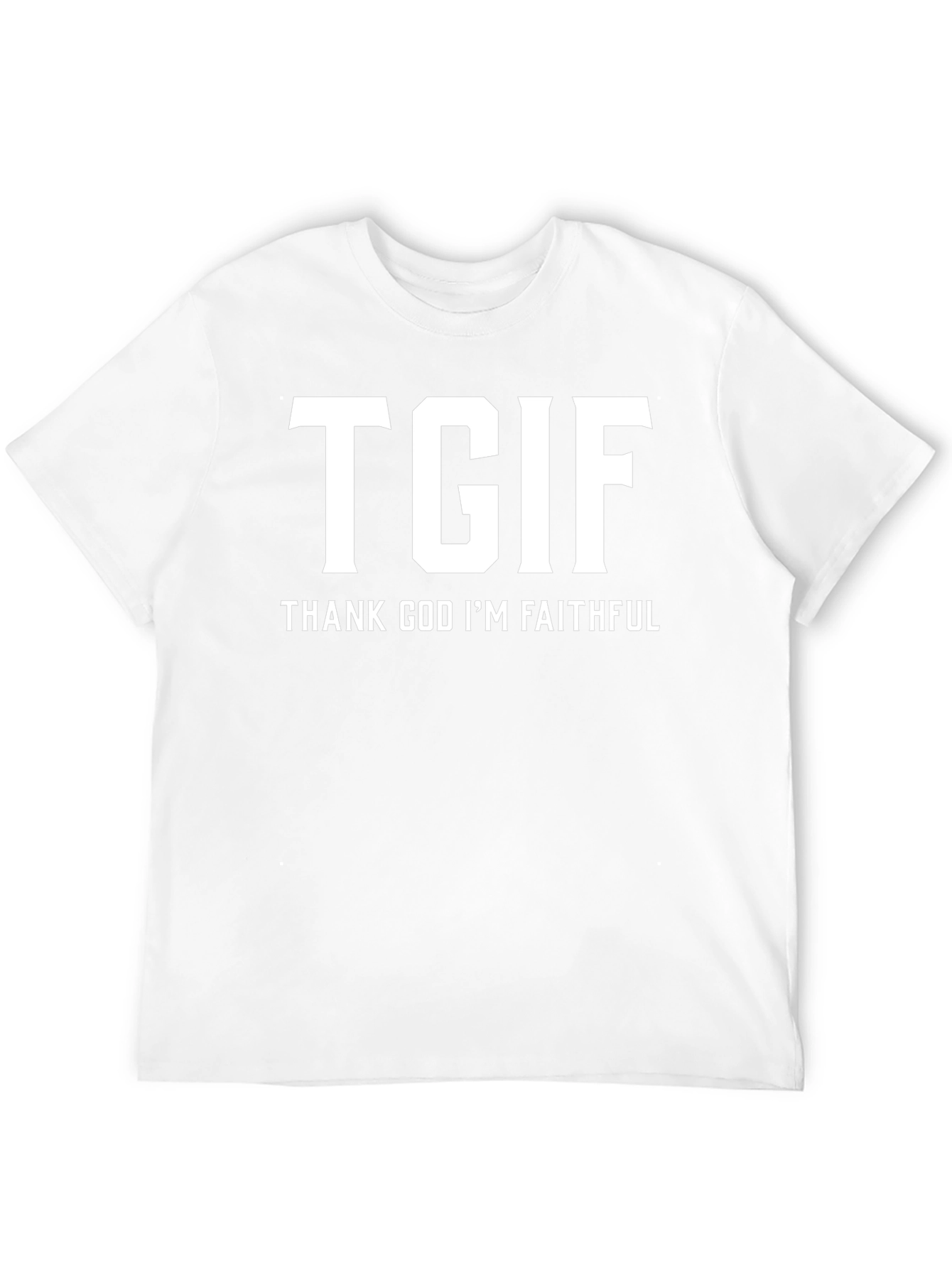 TGIF Thank God Im Faithful Graphic Tee