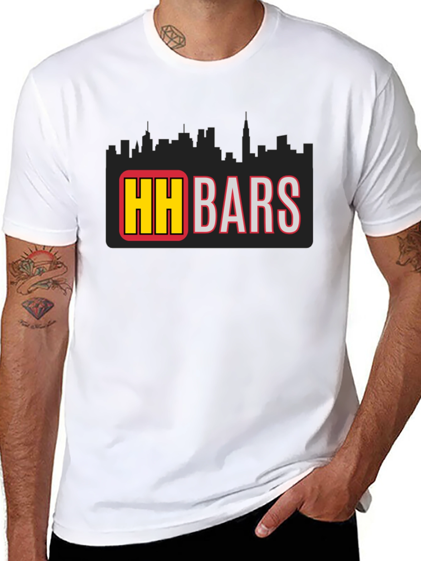 HH Bars Graphic Tee - Black Urban Style Shirt