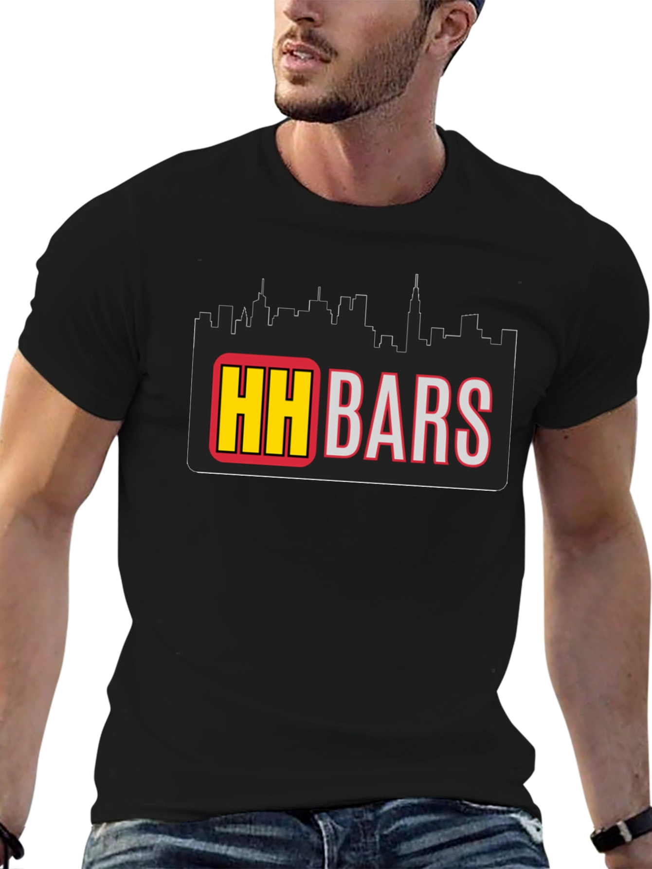 HH Bars Graphic Tee - Black Urban Style Shirt