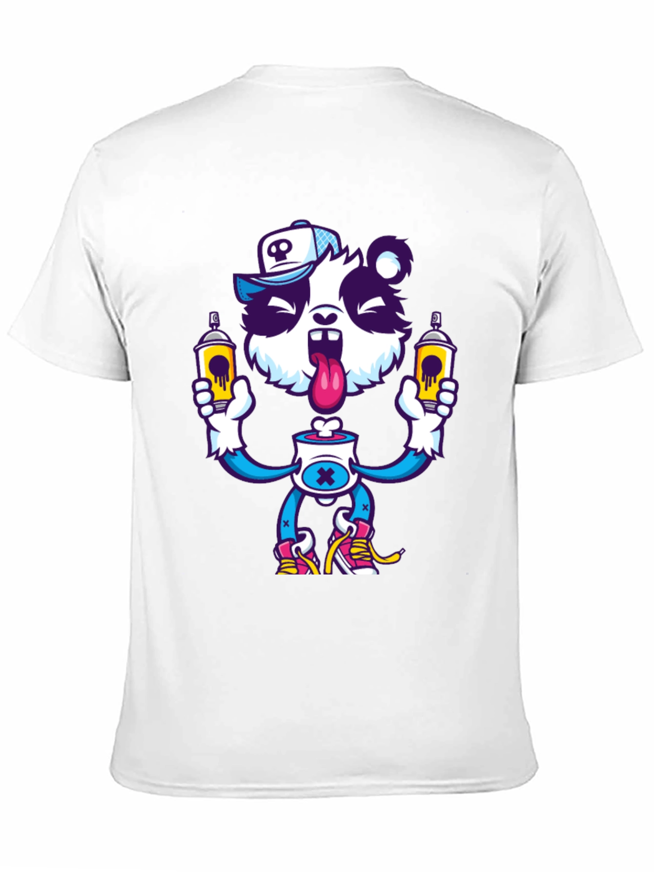 Cartoon Panda Graphic T-Shirt - Unique Streetwear Style