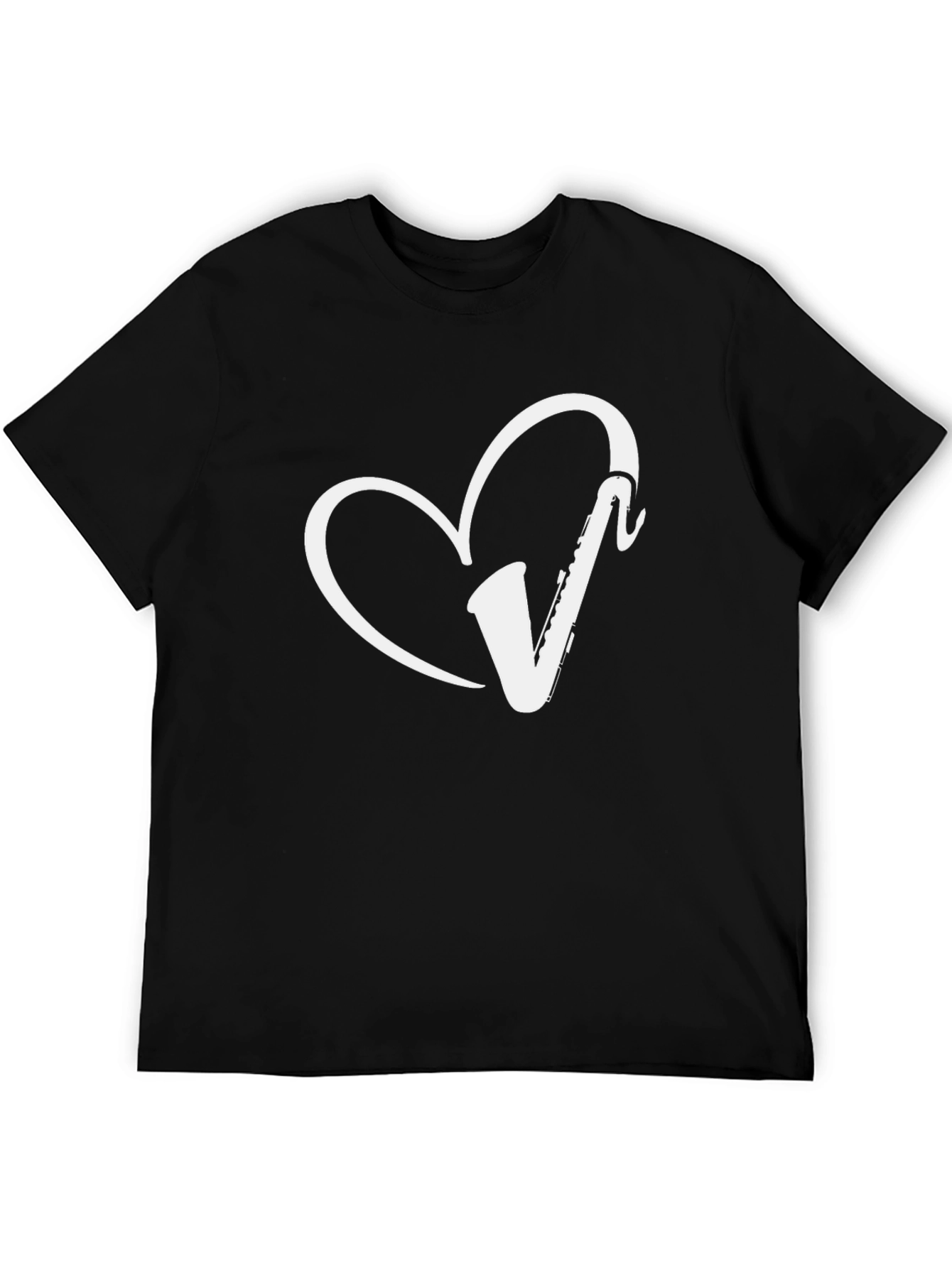 Saxophone Heart T-Shirt