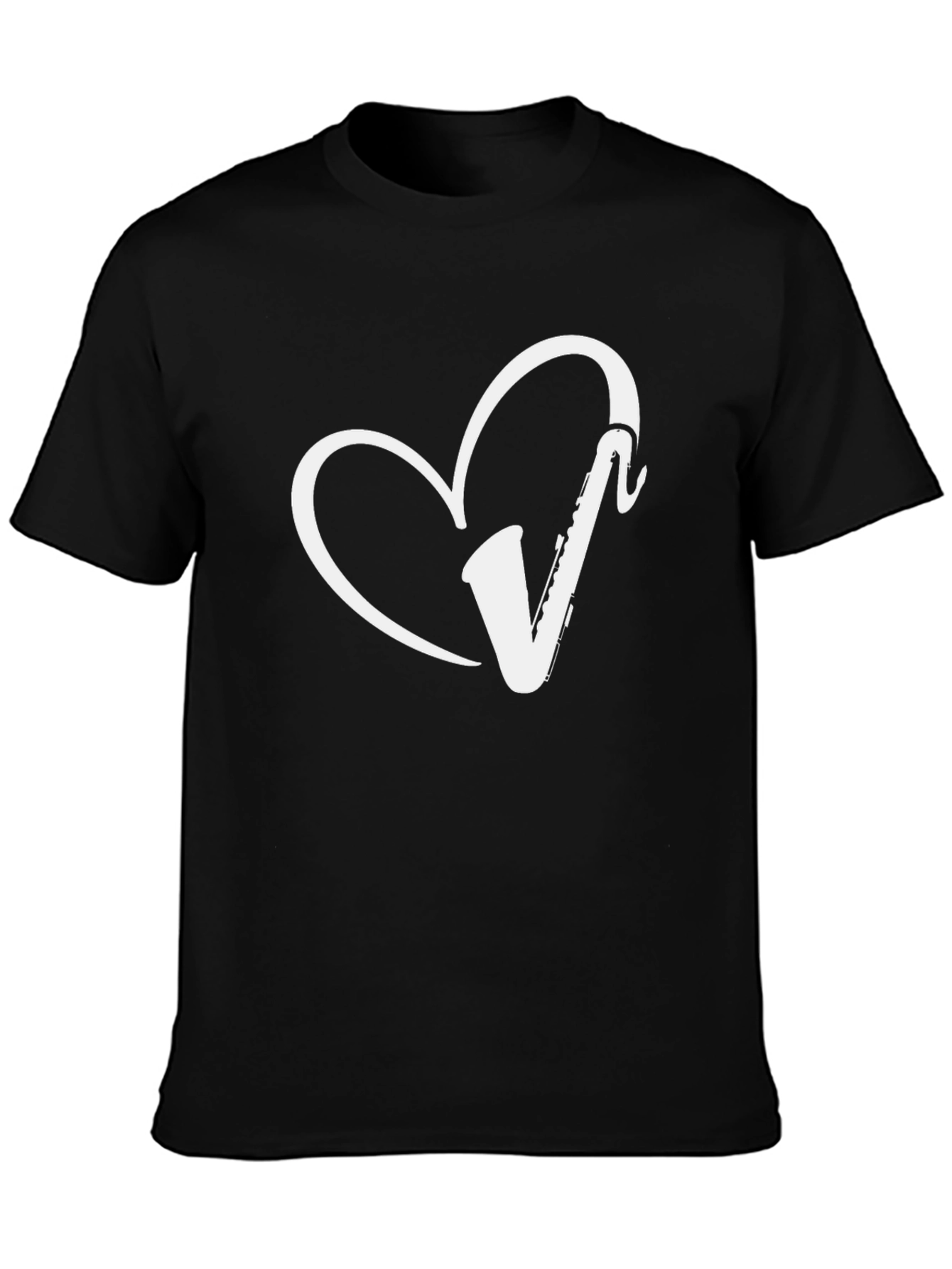 Saxophone Heart T-Shirt