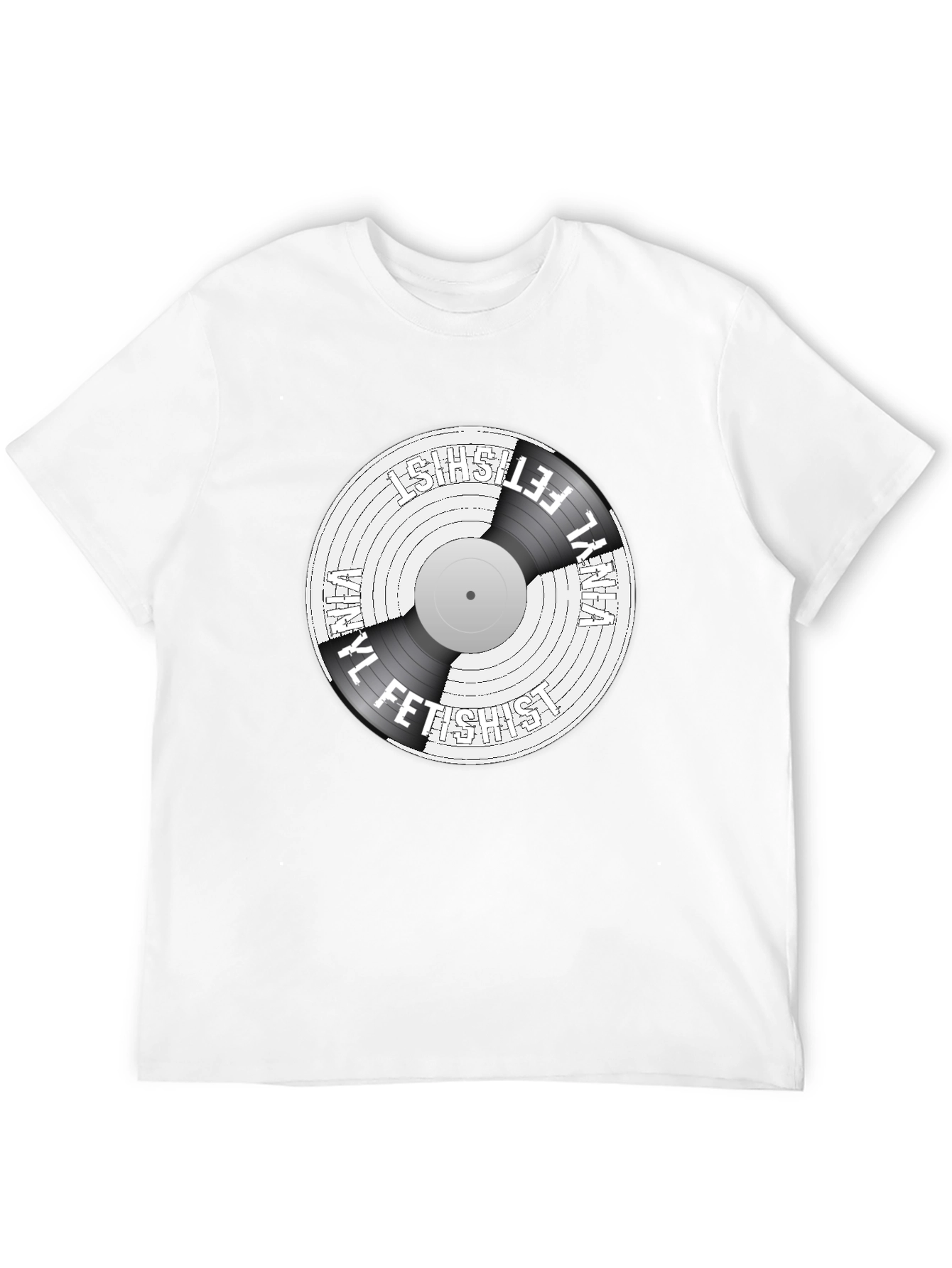 Vinyl Fetishist Black Graphic Tee