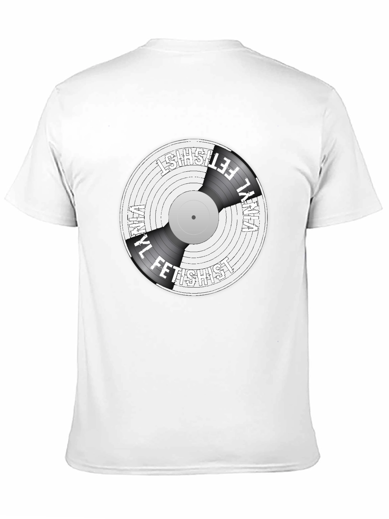 Vinyl Fetishist Black Graphic Tee
