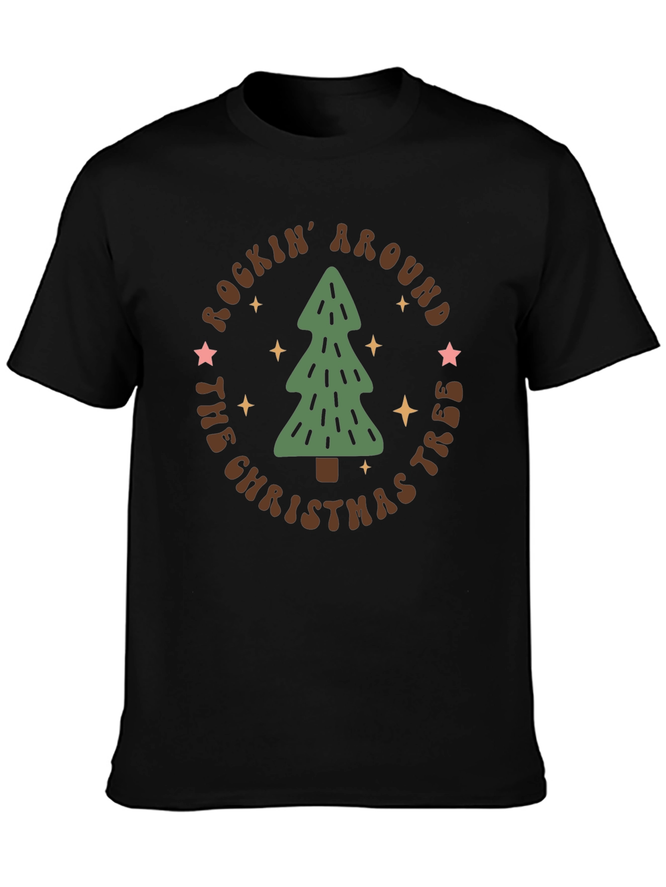 Rockin Around Christmas Tree Graphic Tee