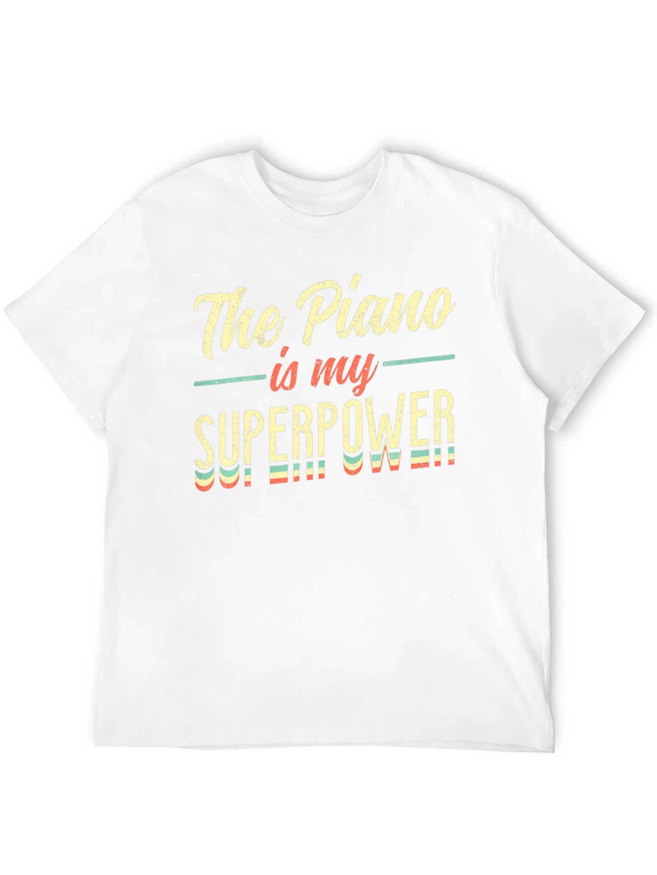 Piano is My Superpower Graphic Tee
